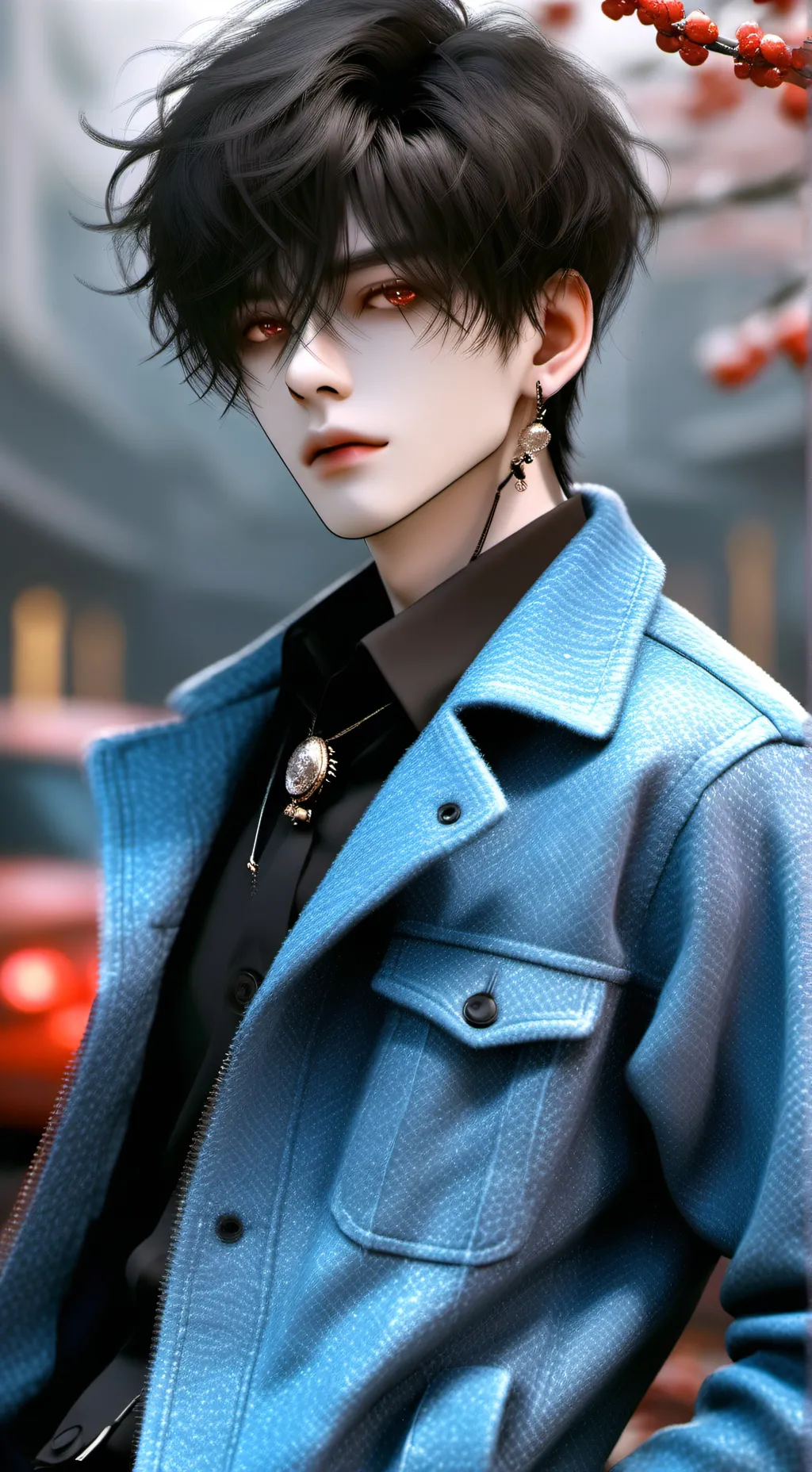 ai character: Lucas✍️ background