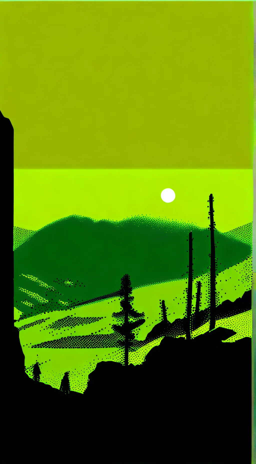 ai character: Verde background