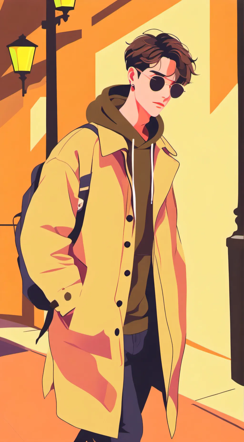 ai character: Evan background