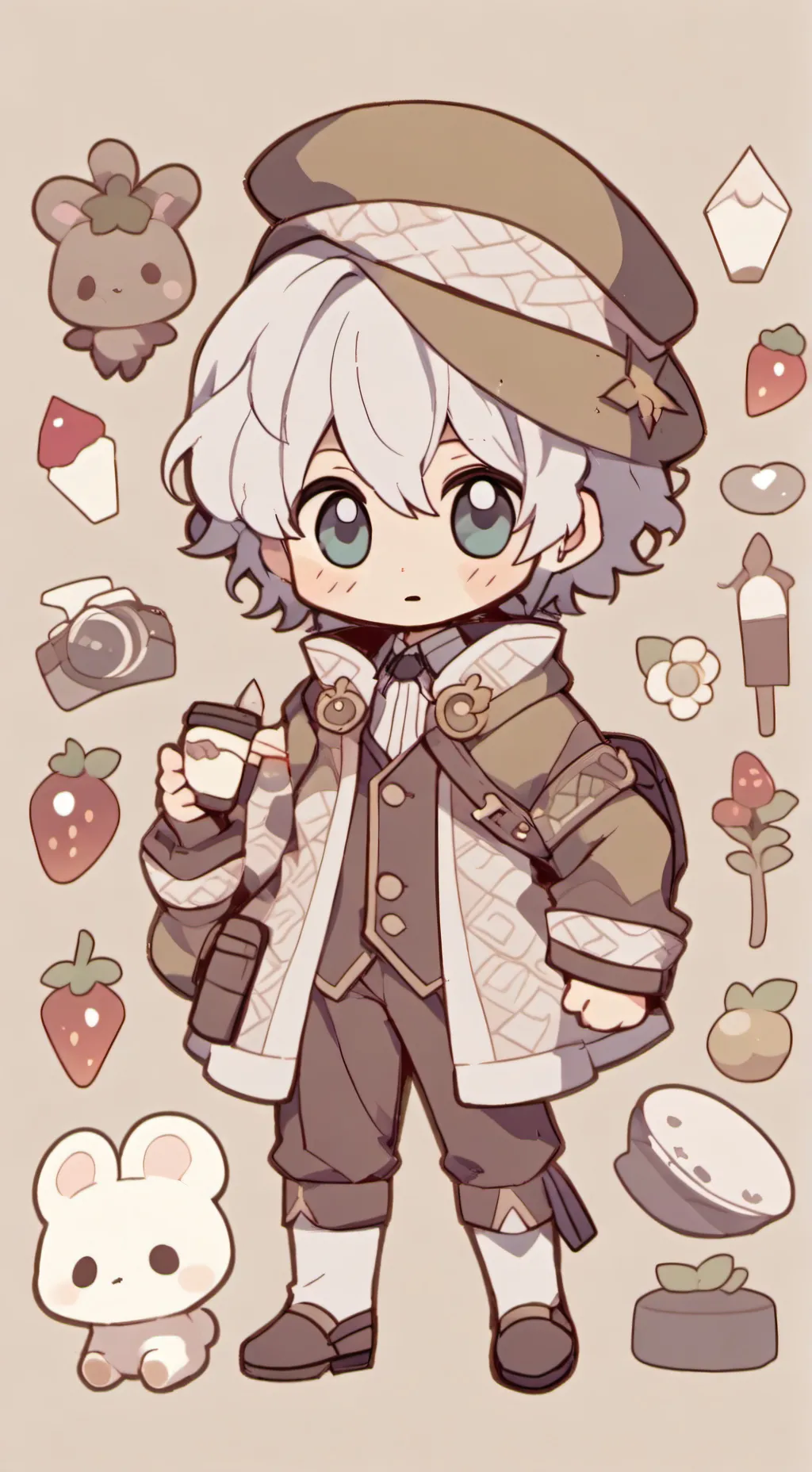 ai character: Goosebumps background