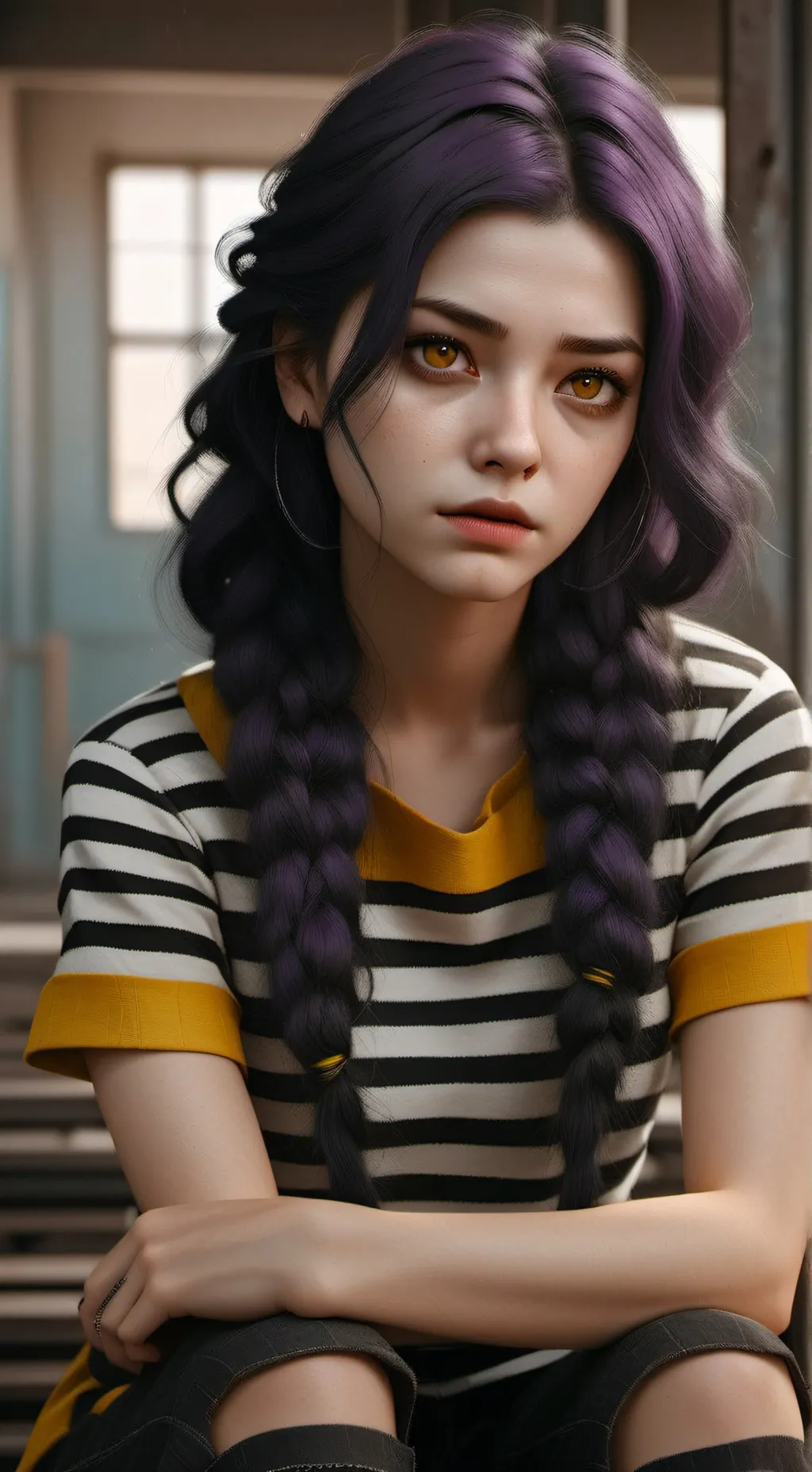 ai character: Jail background