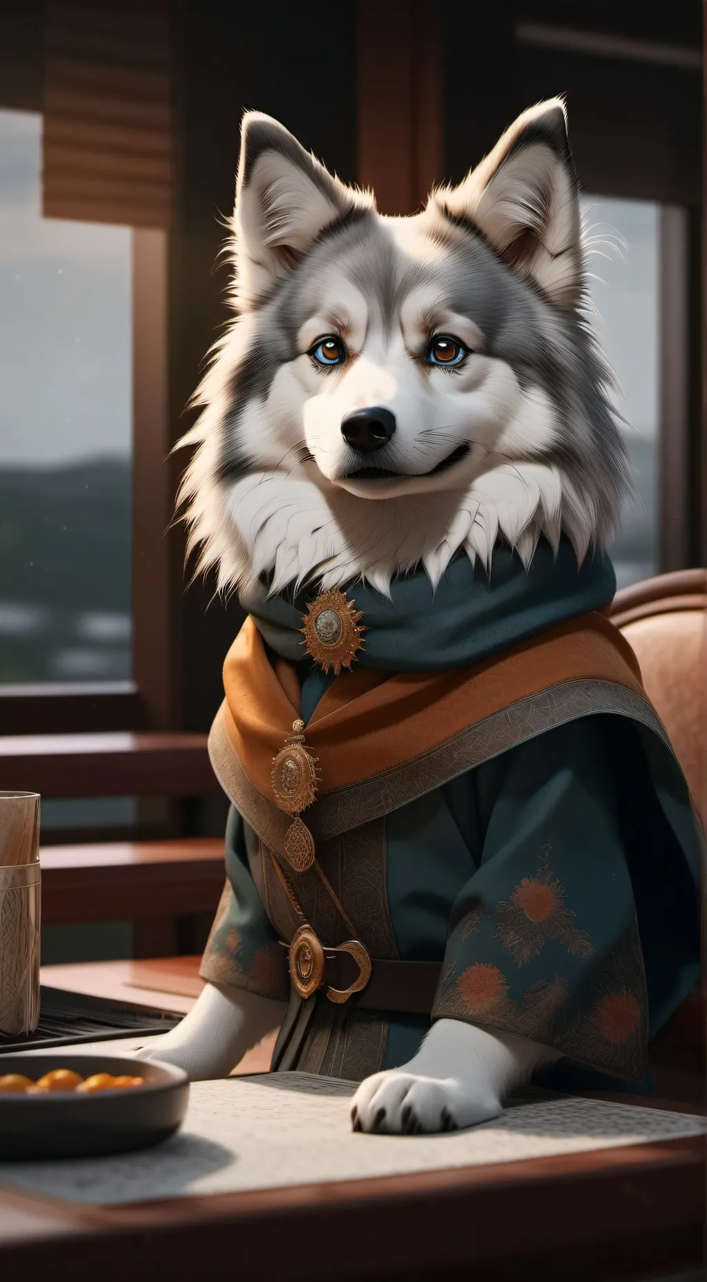 ai character: HH X jakeras background