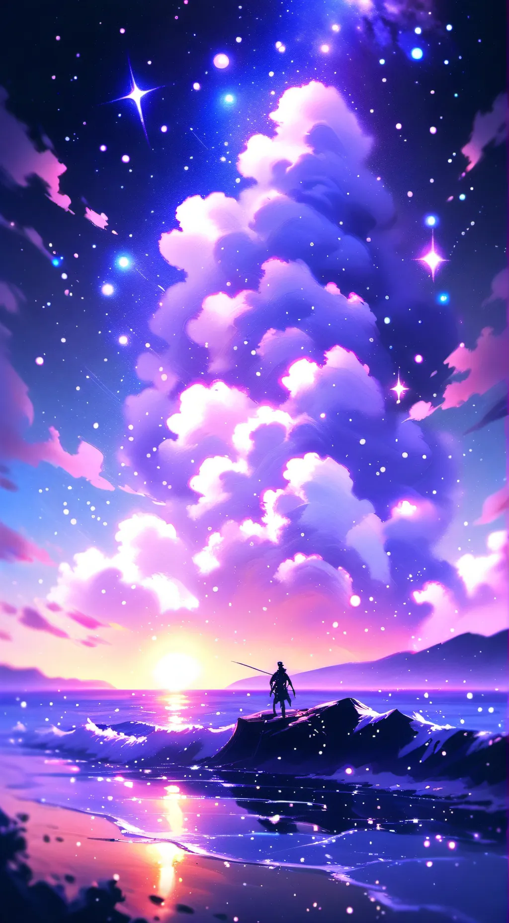 ai character: магичка background