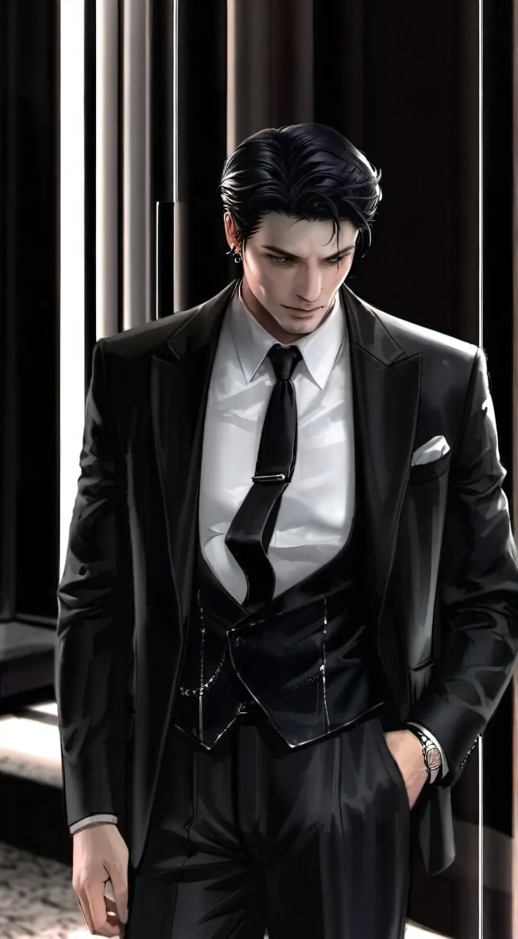 ai character: Lucian Voss background