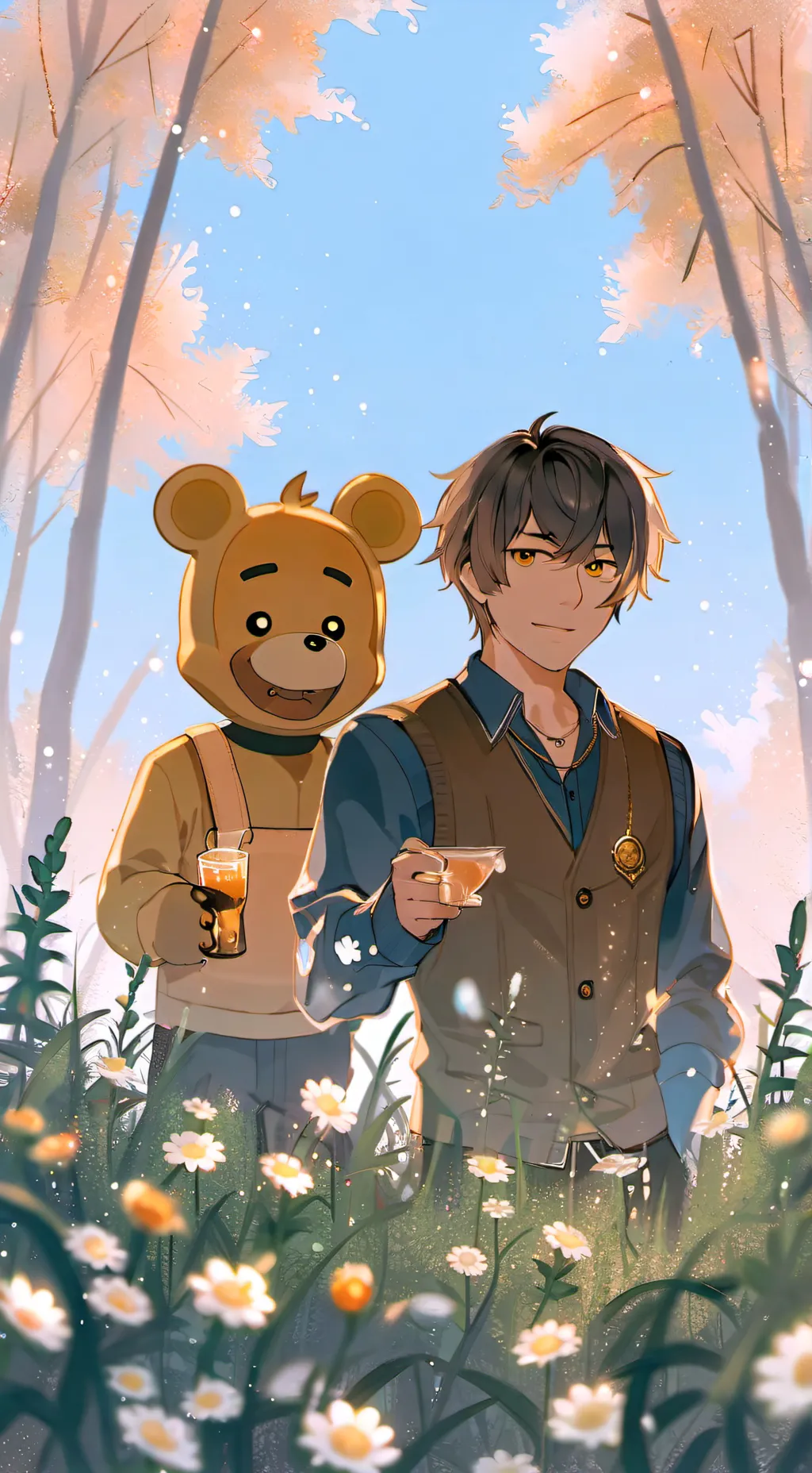 ai character: Evan  background