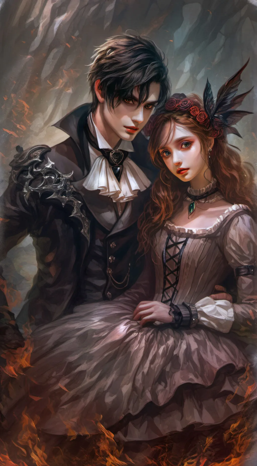 ai character: Mina and Jane background