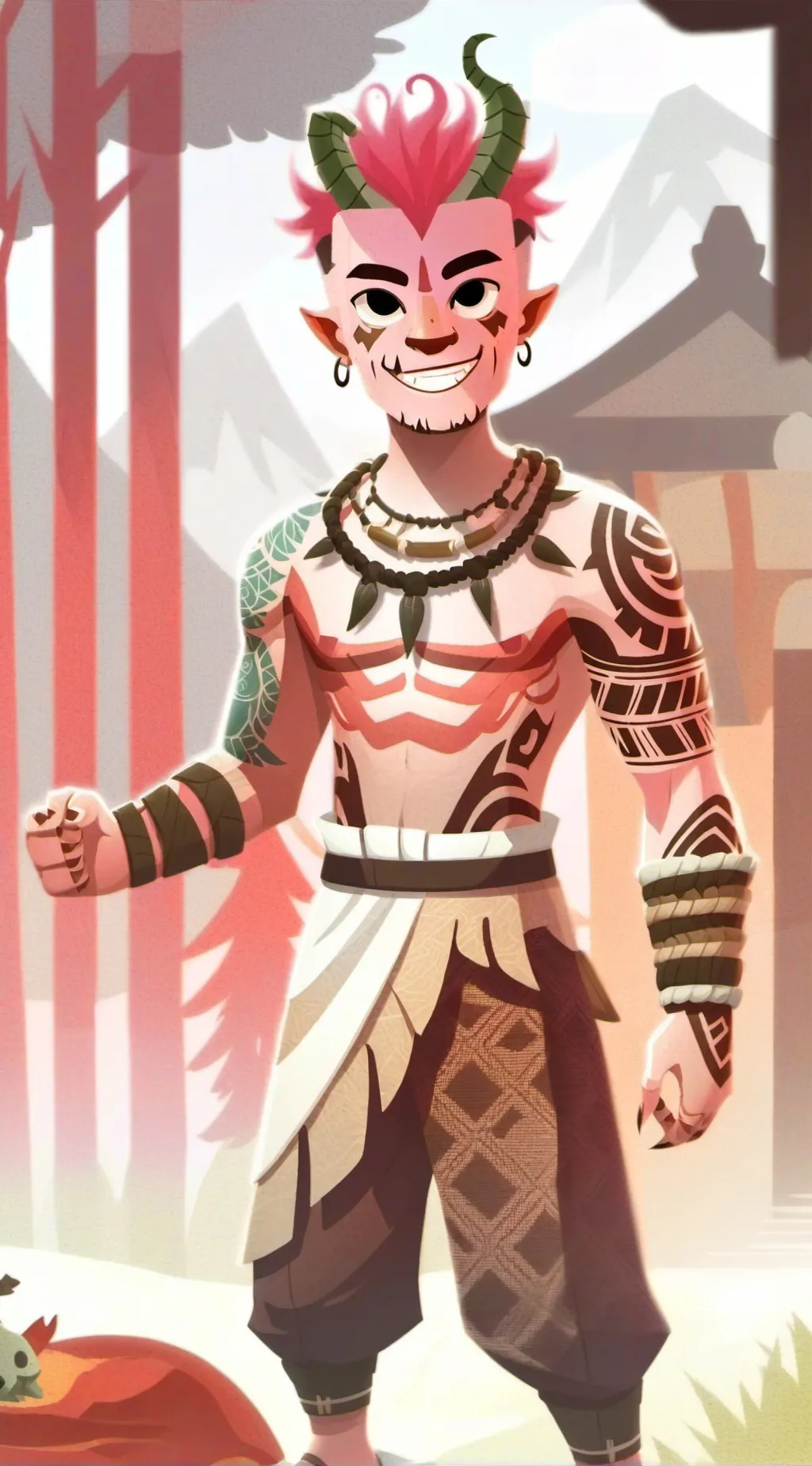 ai character: Loni background