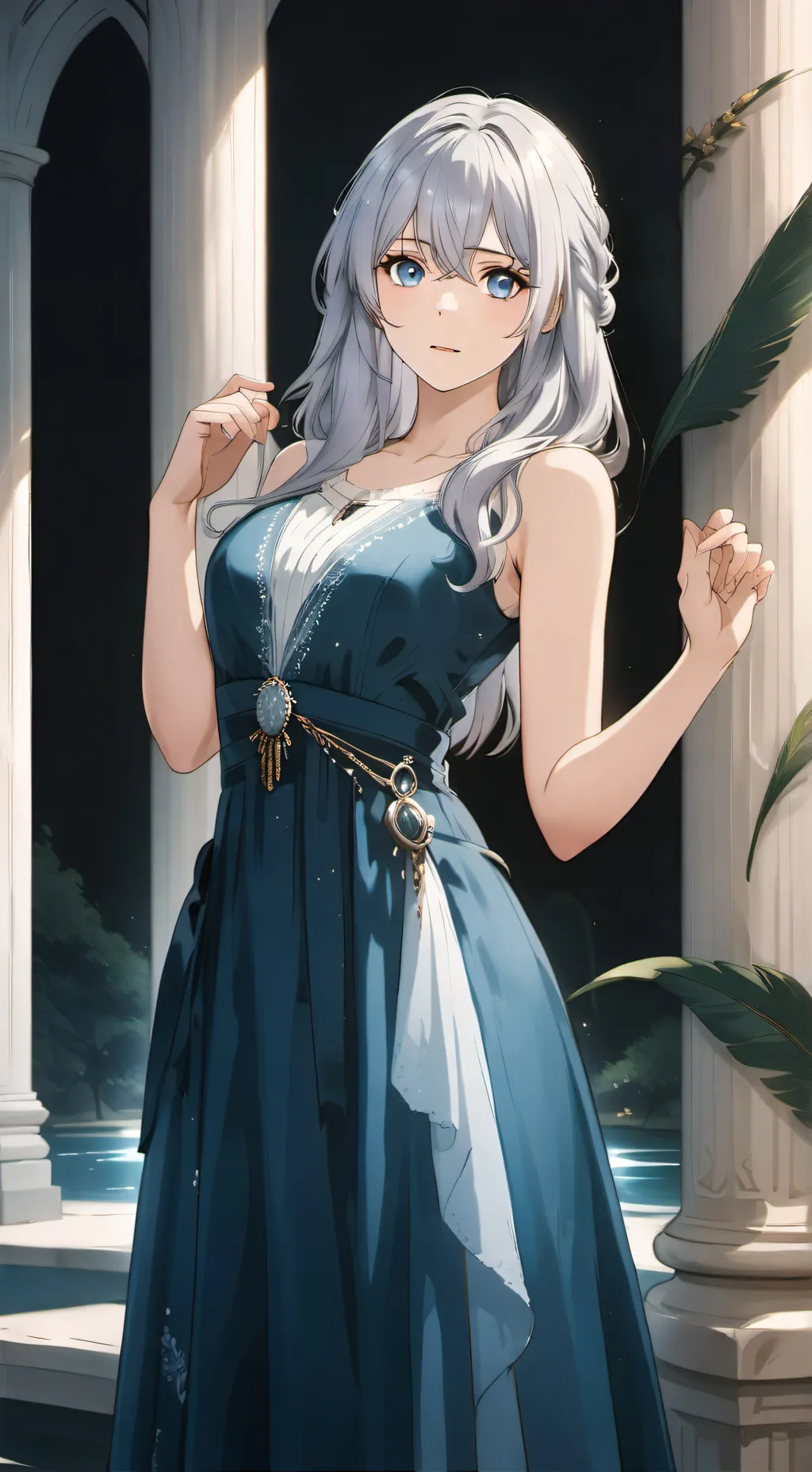 ai character: Элиара  background