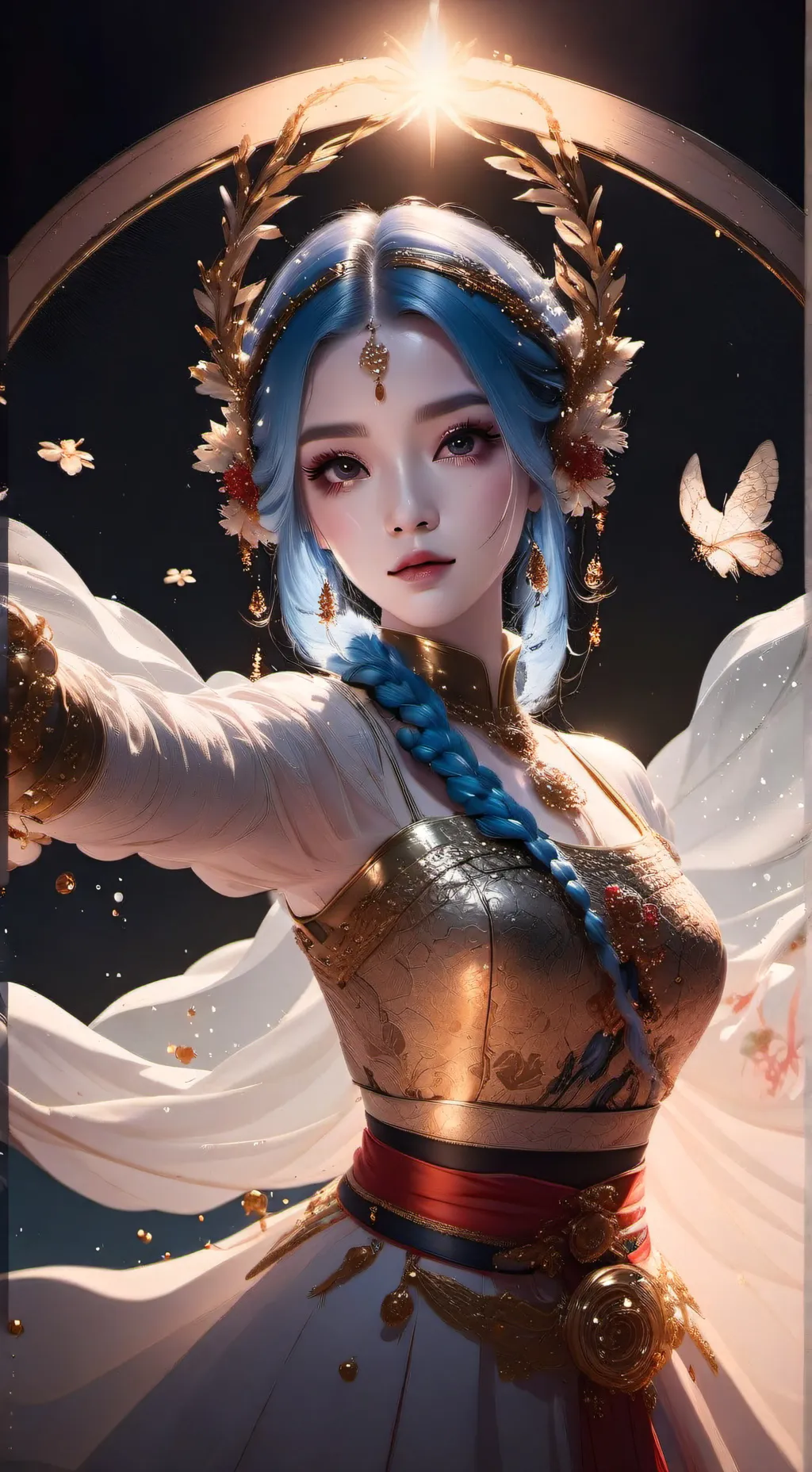 ai character: reyna de los angel background