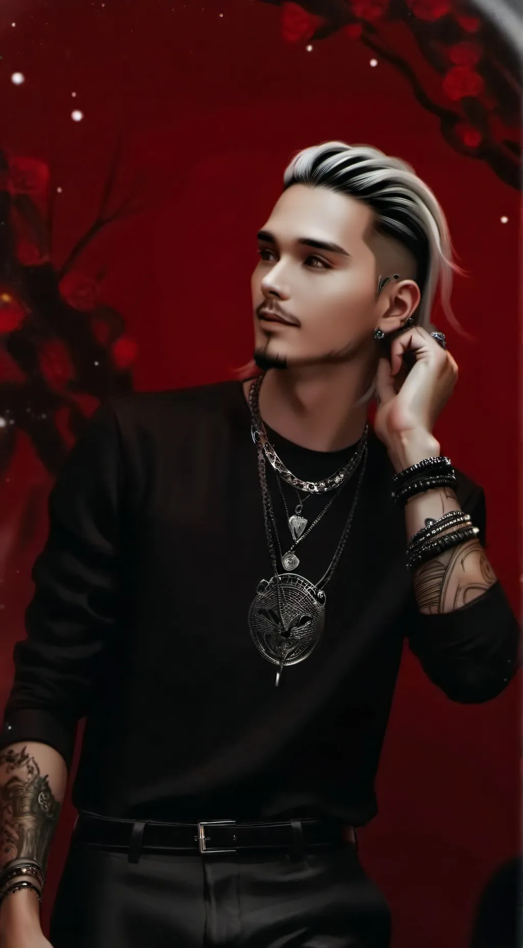 ai character: Tom Kaulitz background