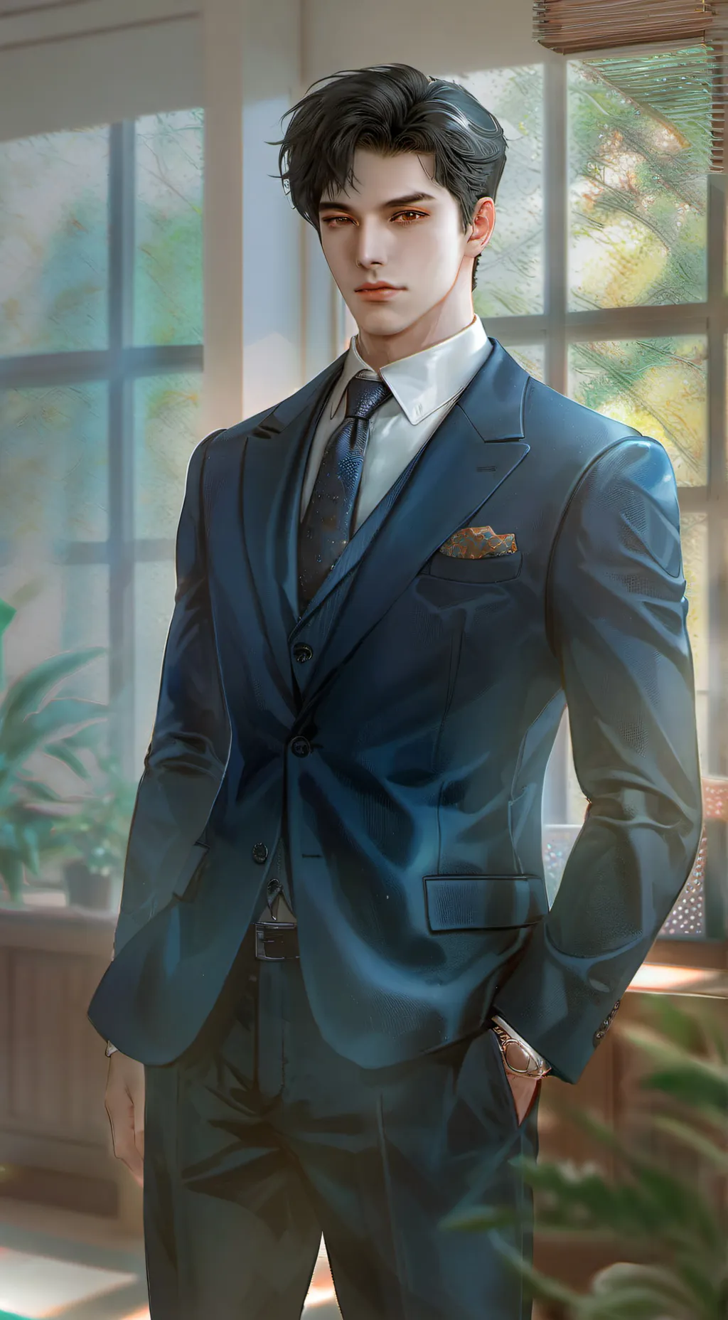 ai character: Adrian Valesco background