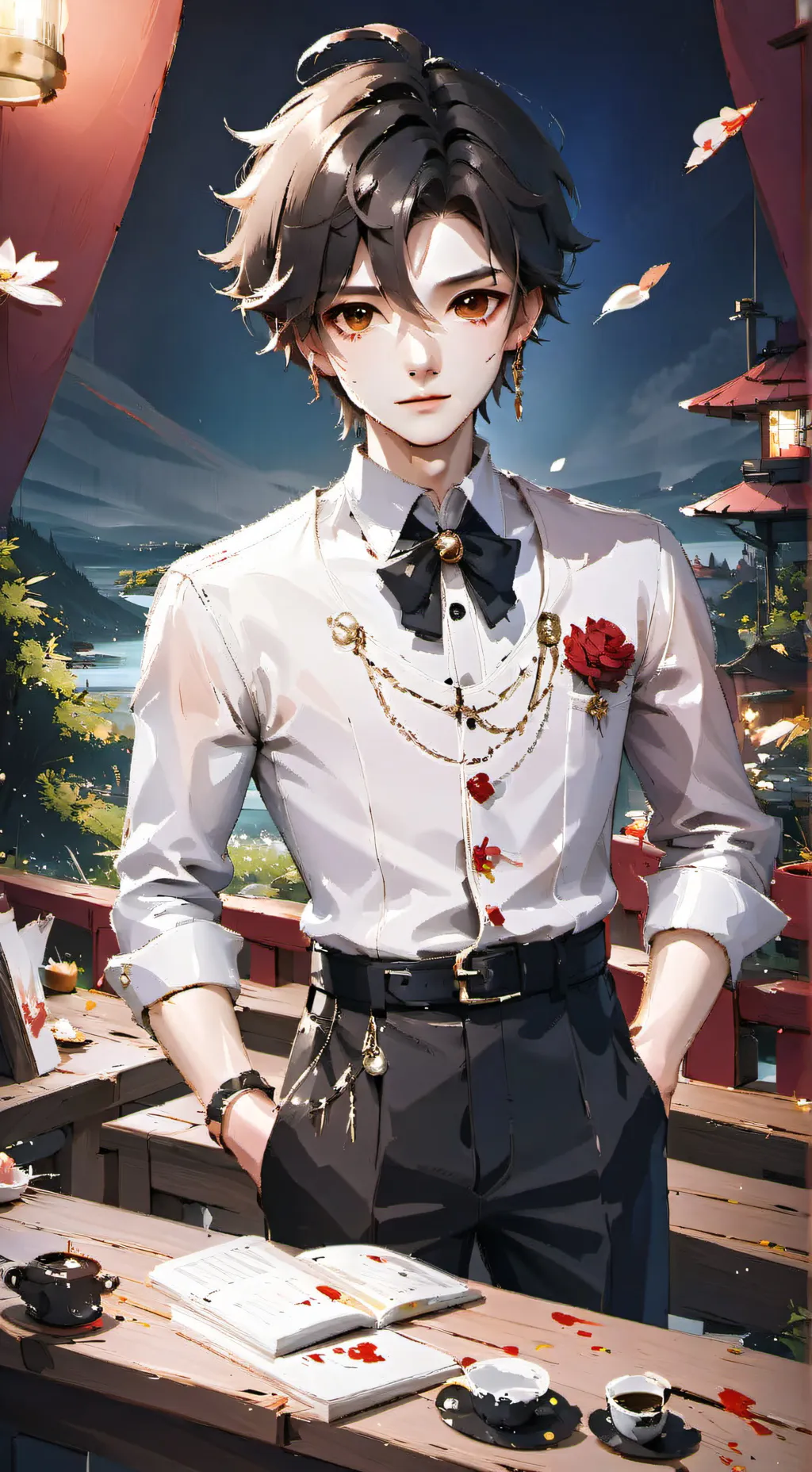 ai character: 🍷■°Chase°■🍷 background