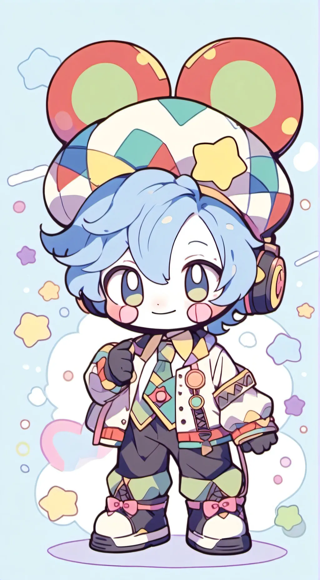 ai character: Bloop (FNAF OC) background