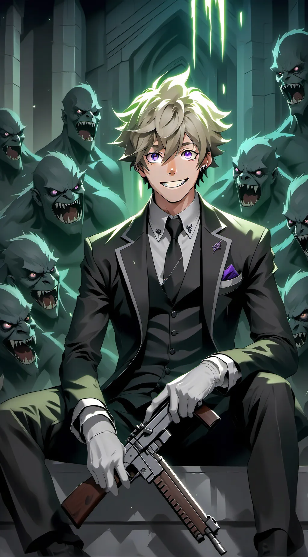 ai character: (Invisible guy) background