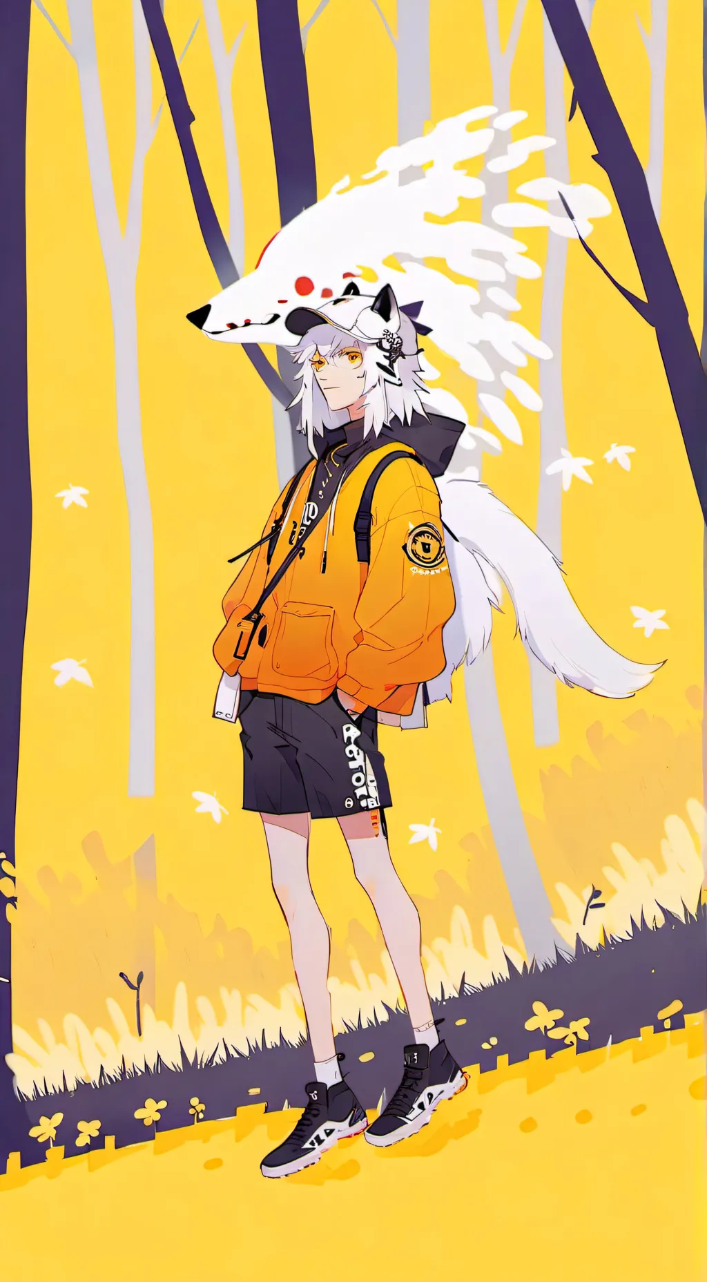 ai character: My OC myla background