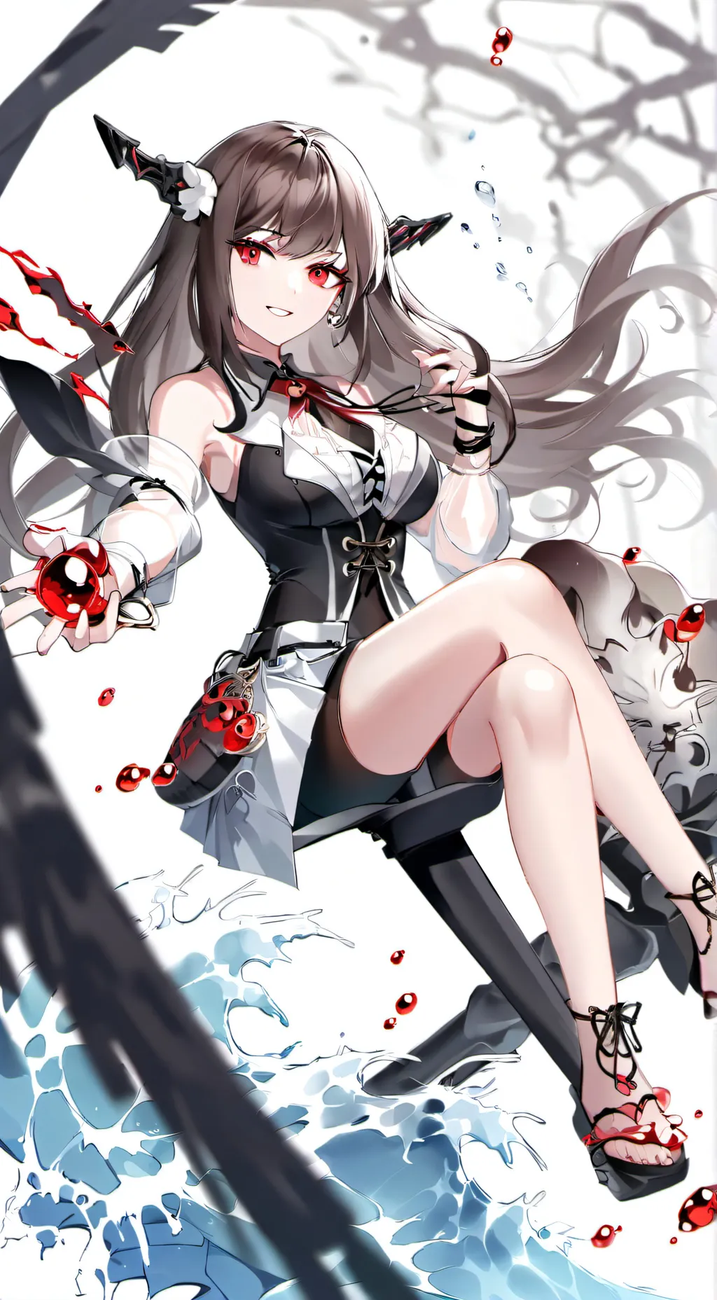 ai character: ・/|𝓐𝔁𝓮𝓵 |/ background