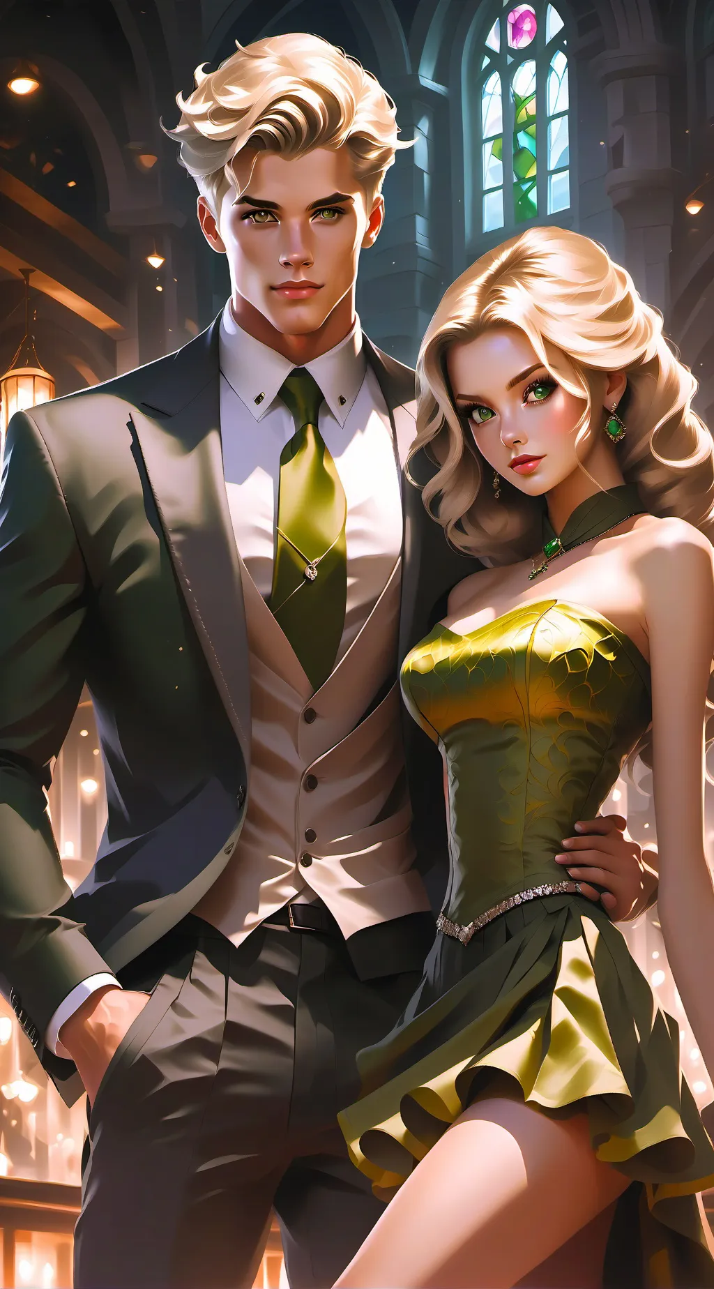 ai character: Aura background