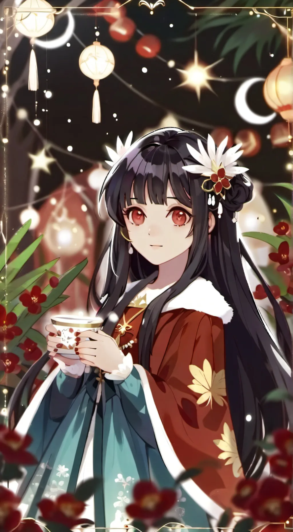 ai character: Demon slayer  background