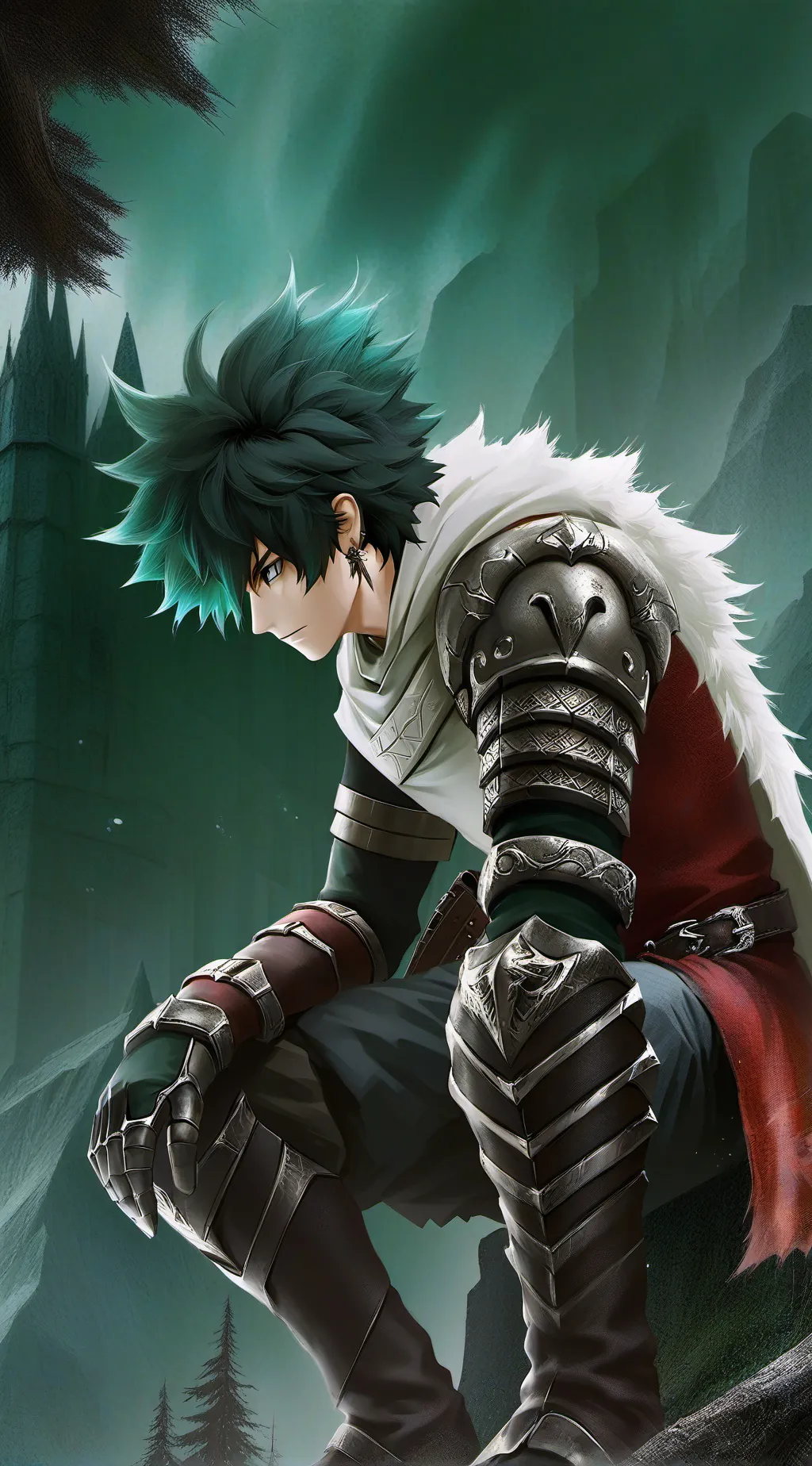 ai character: 💚Deku💚 background