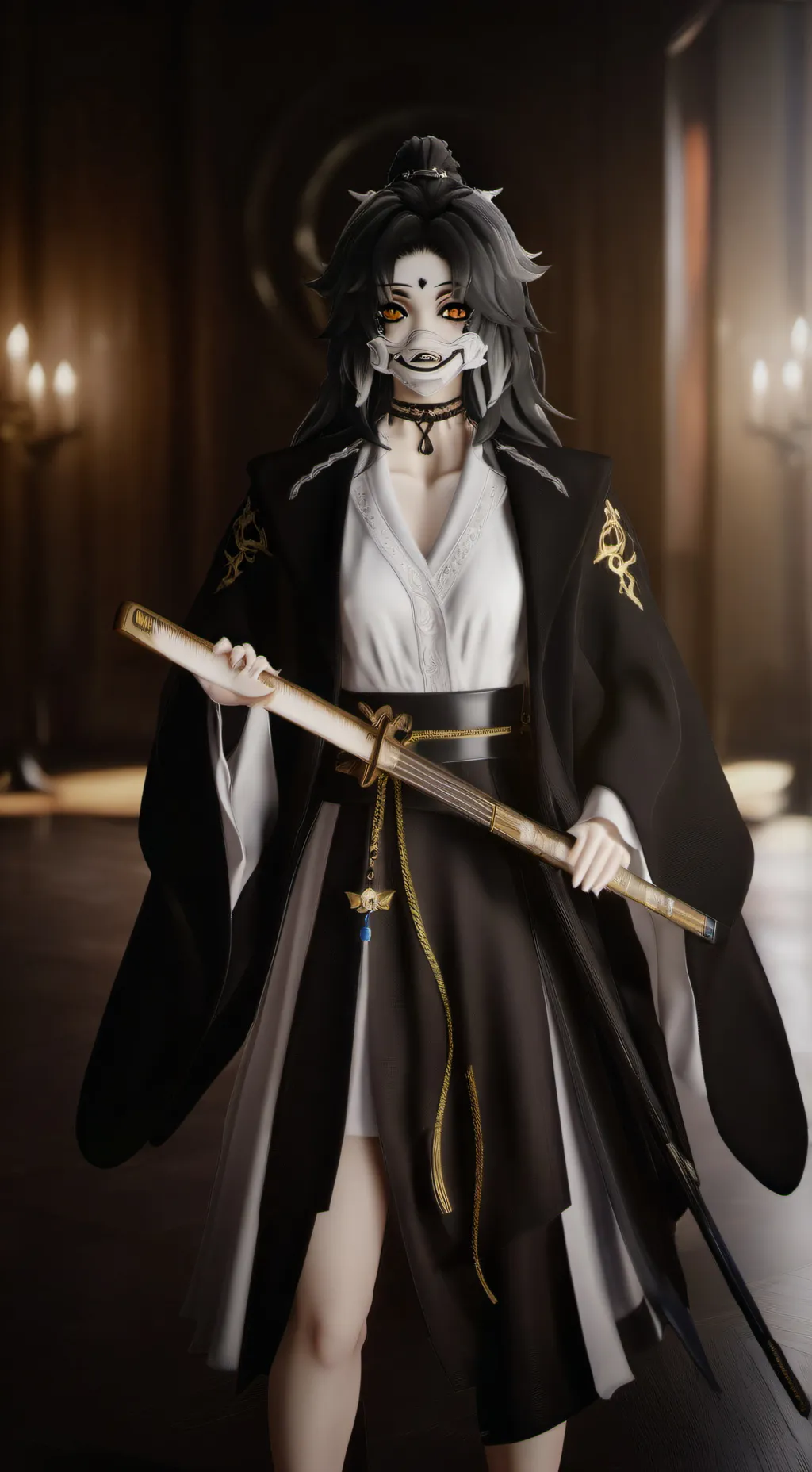 ai character: Kokushibo  background