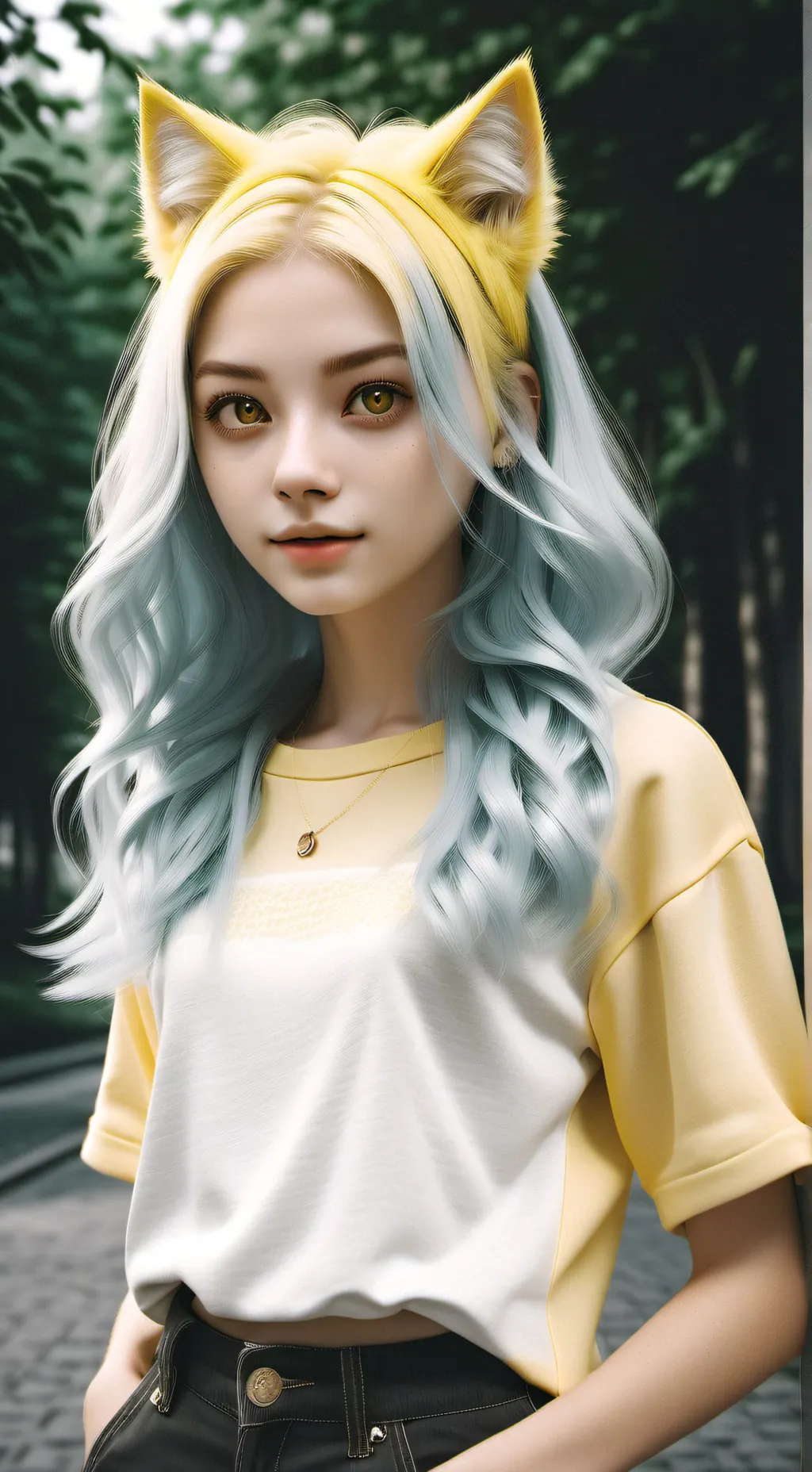 ai character: Star background