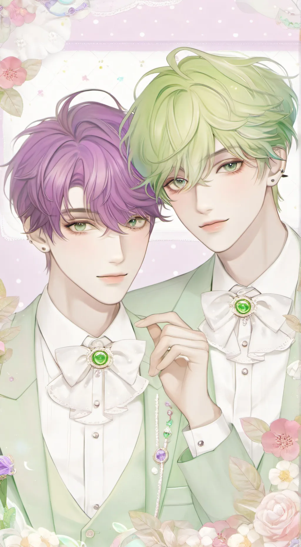 ai character: bitter and giggle background