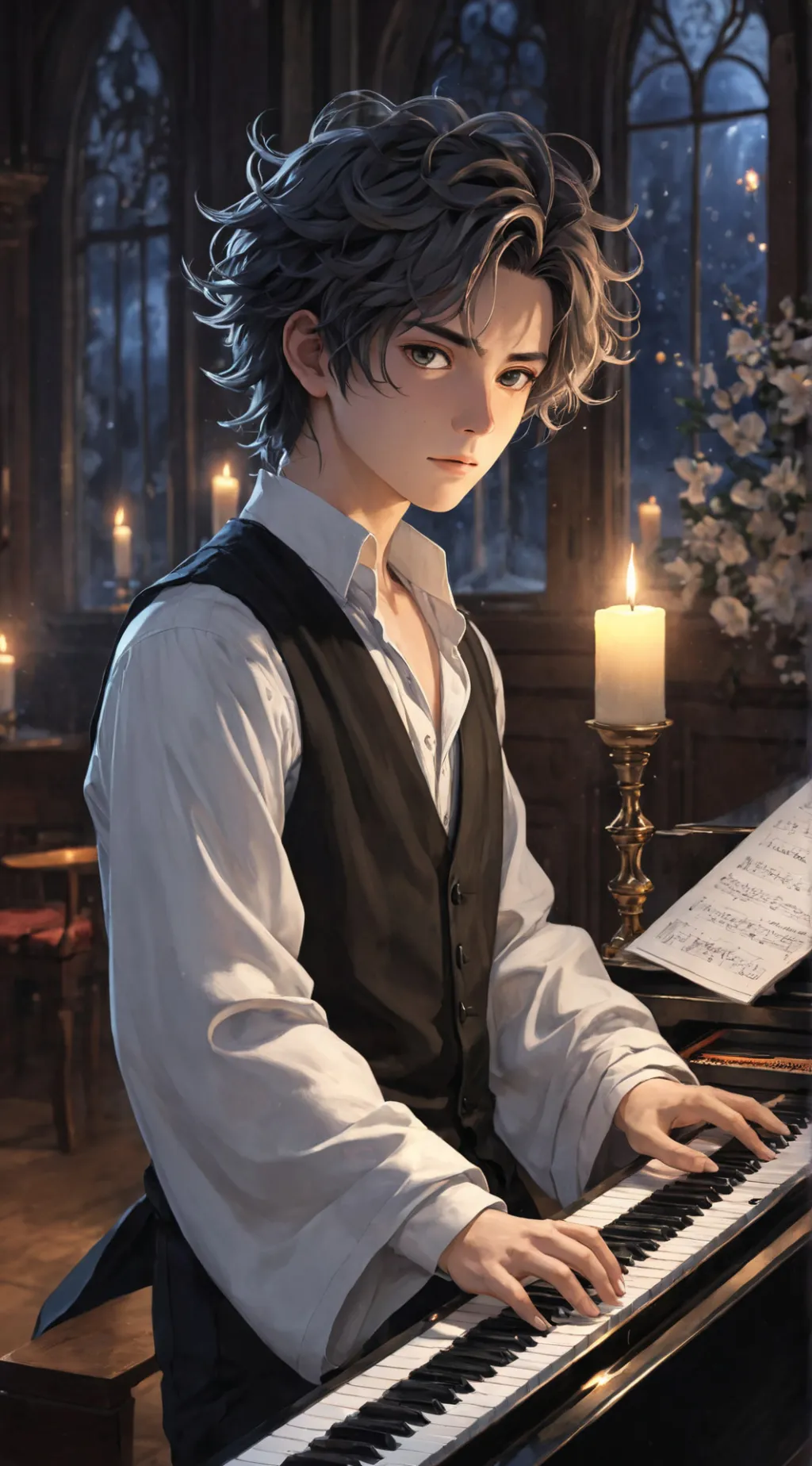 ai character: Raphael background