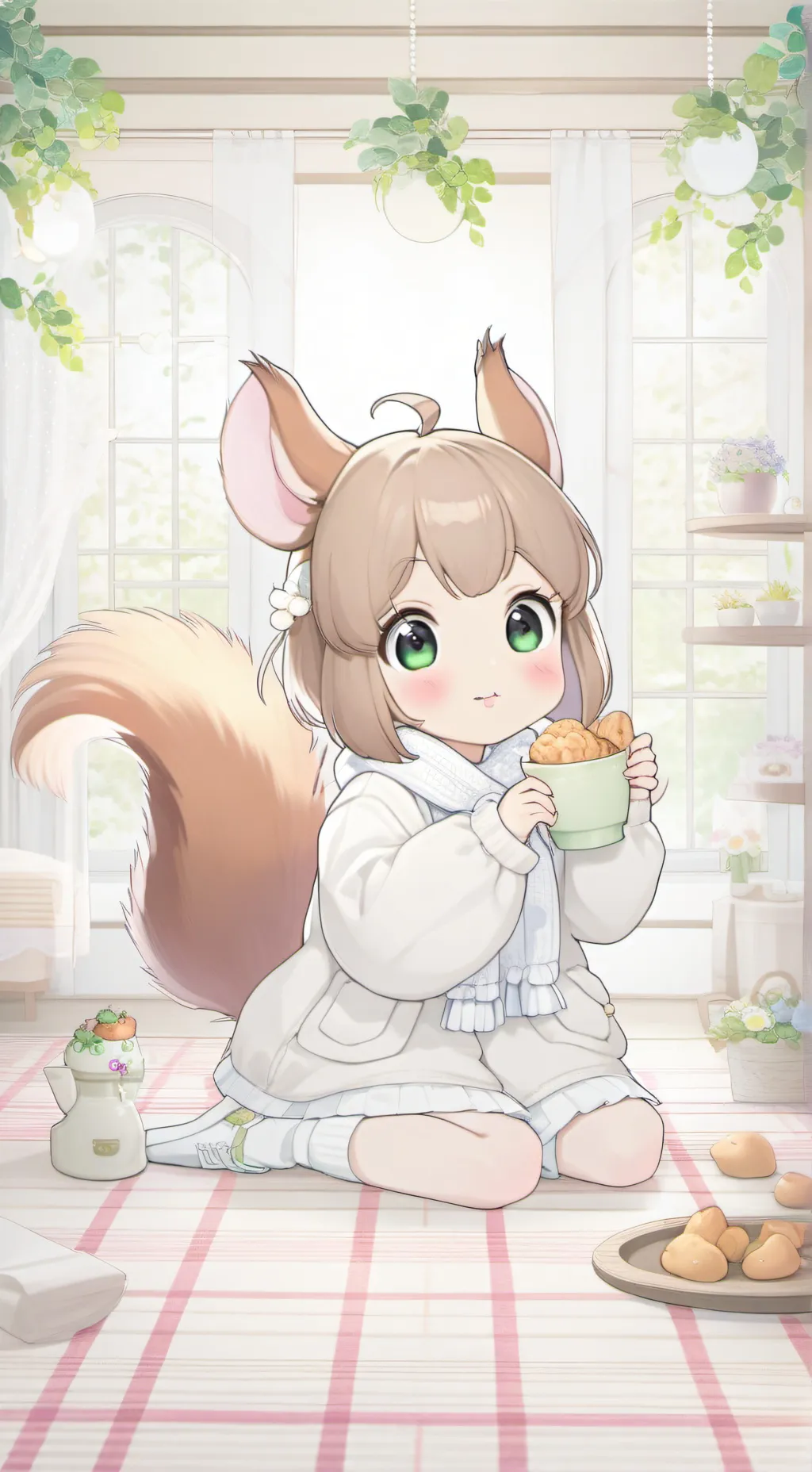 ai character: Squirrel Spirit. background