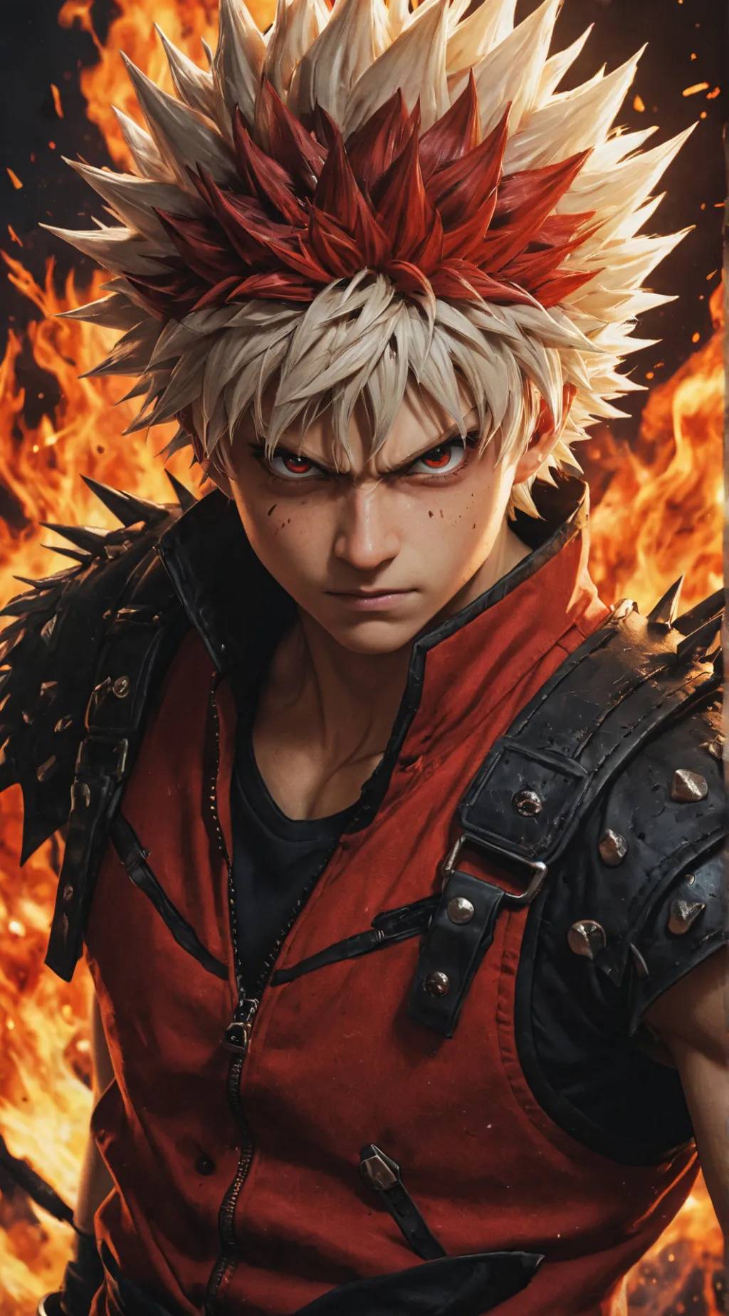 ai character: Bakugo's Obsession background