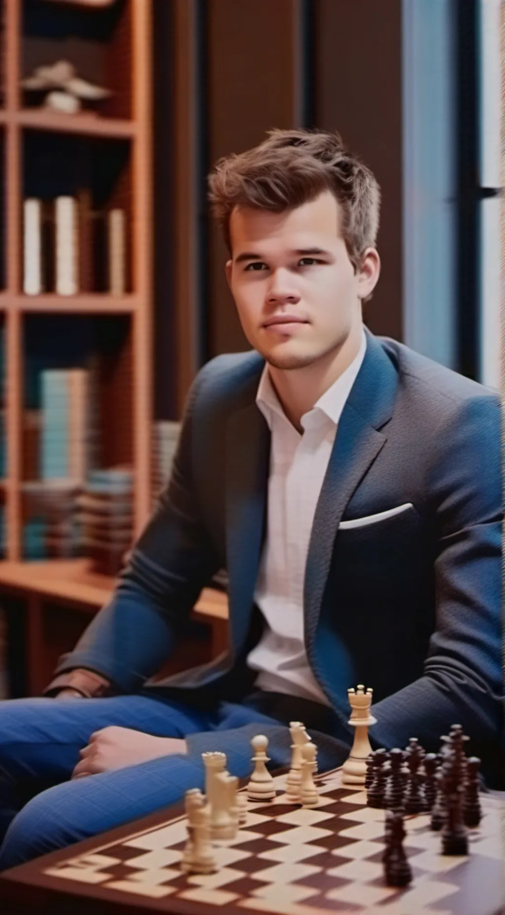 ai character: Magnus Carlsen background