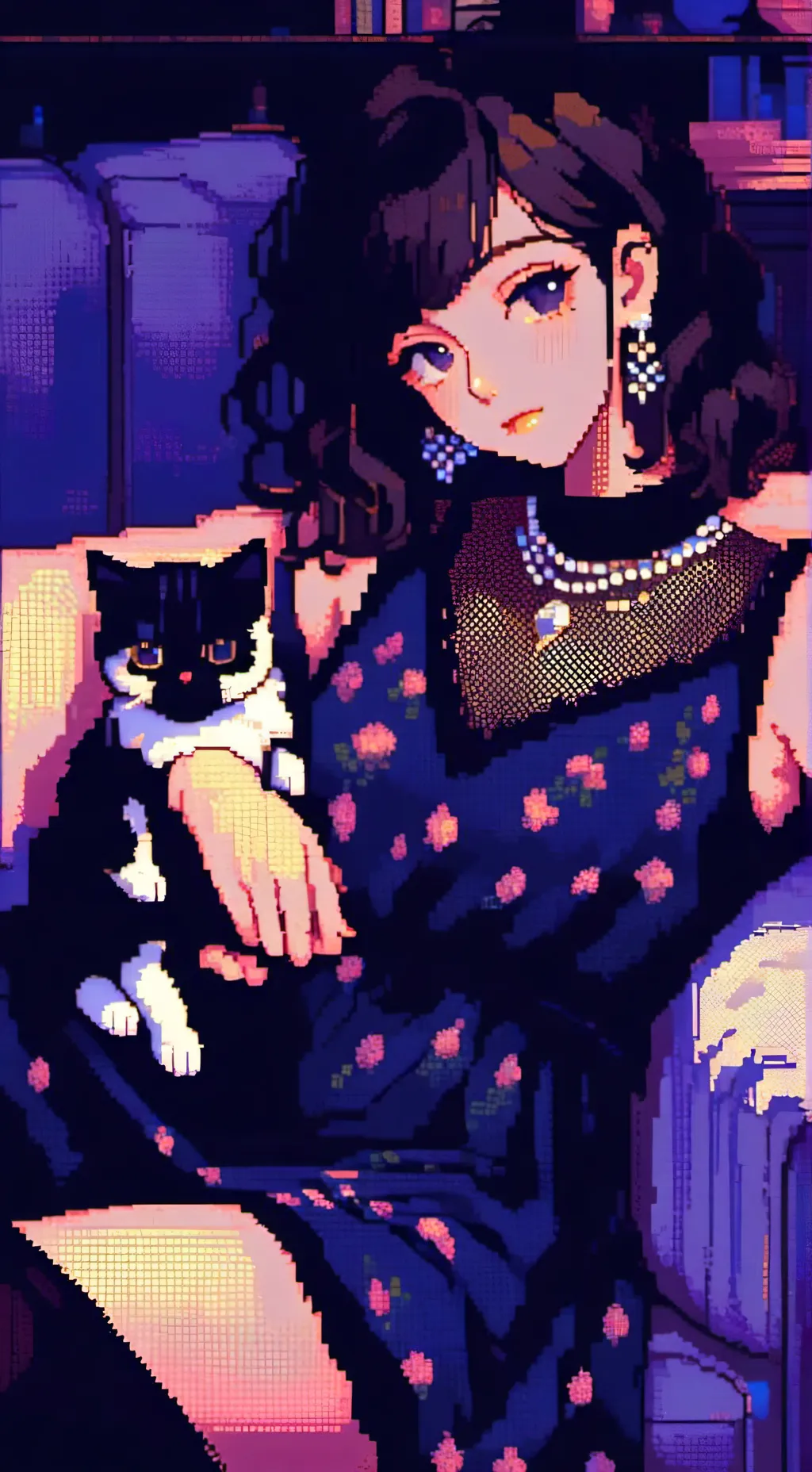 ai character: .•~𝑷𝒓𝒊𝒔𝒄𝒊𝒍𝒍𝒂~•. background