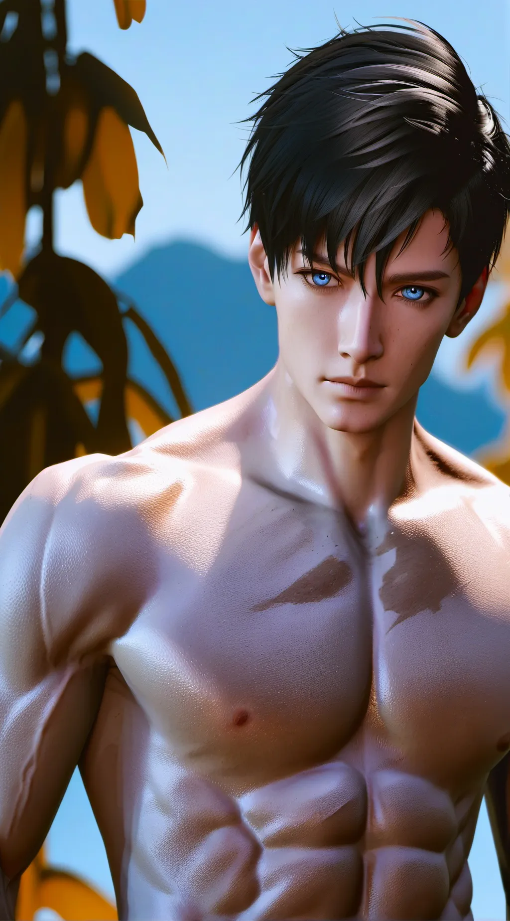 ai character: Ezra  background