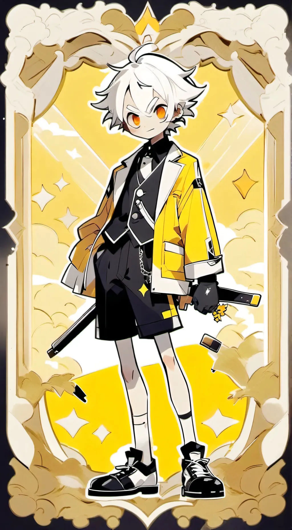 ai character: dandy  background