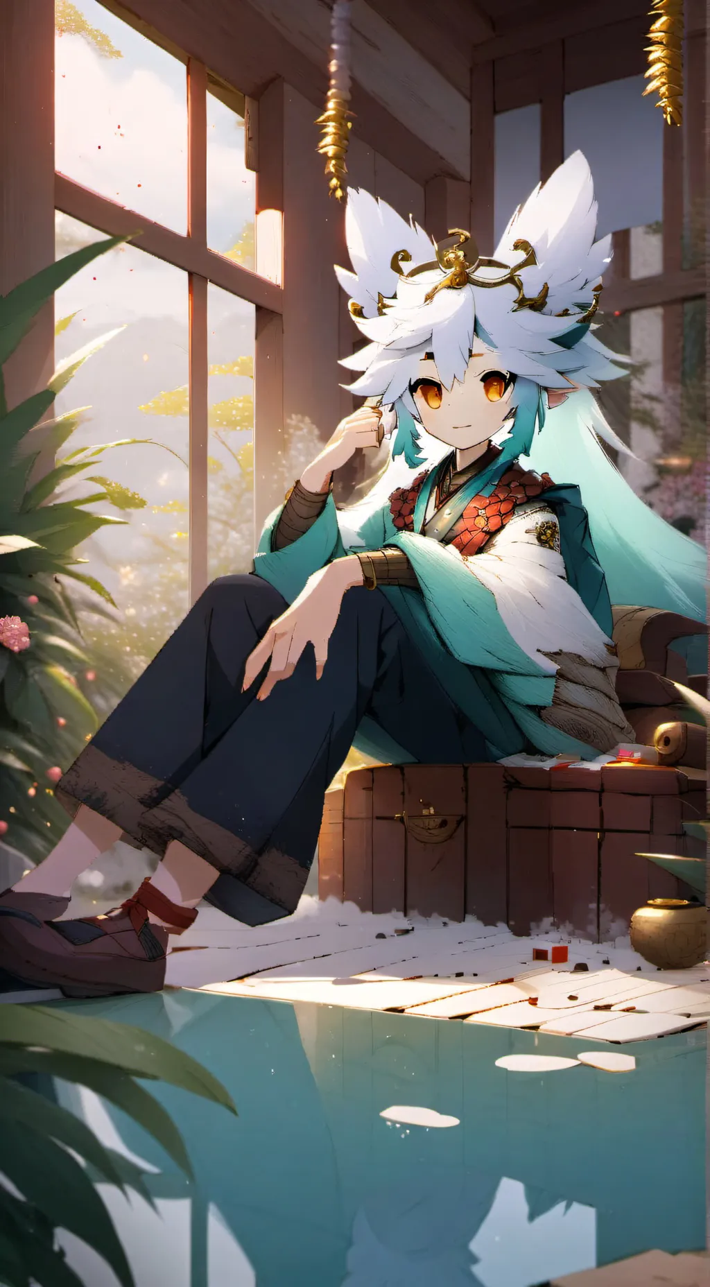 ai character: silvaze background