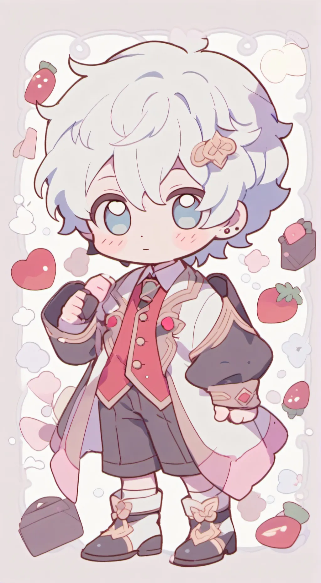 ai character: bluudud background