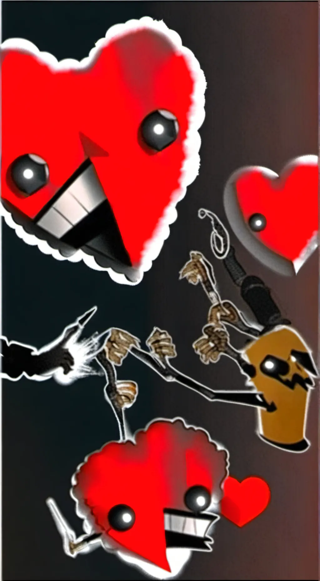ai character: scaroflove puppets background