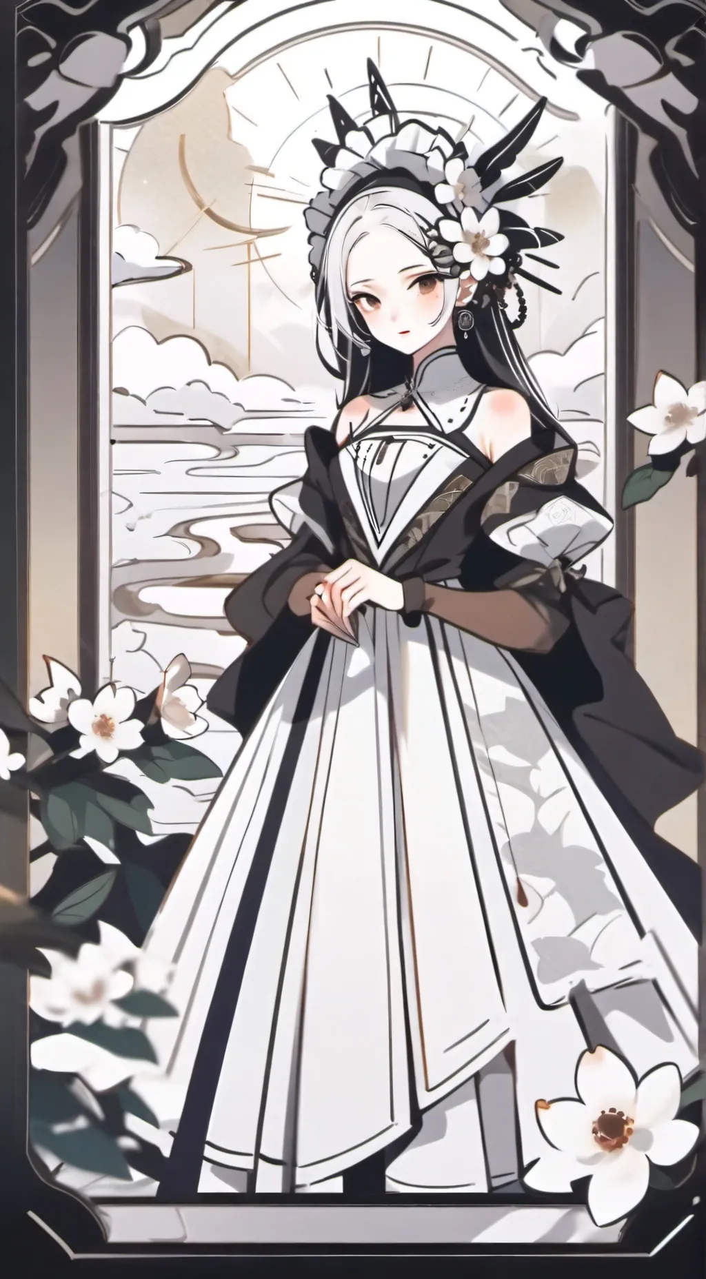 ai character: Rose background