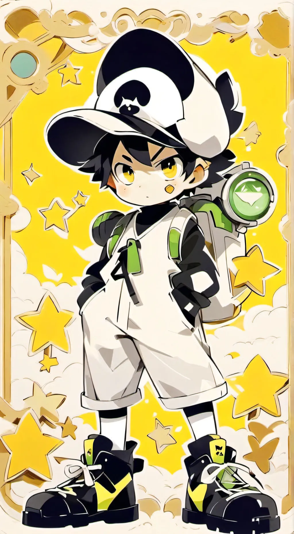 ai character: vee background