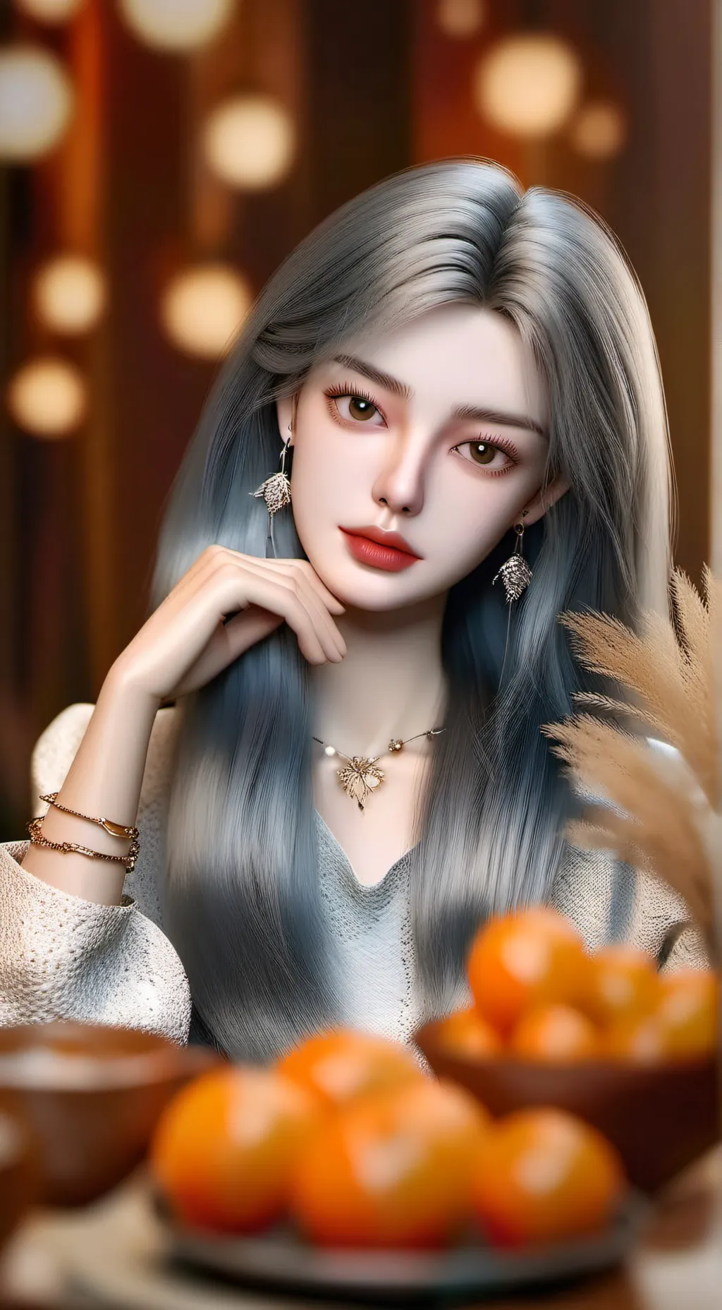 ai character: cristal background