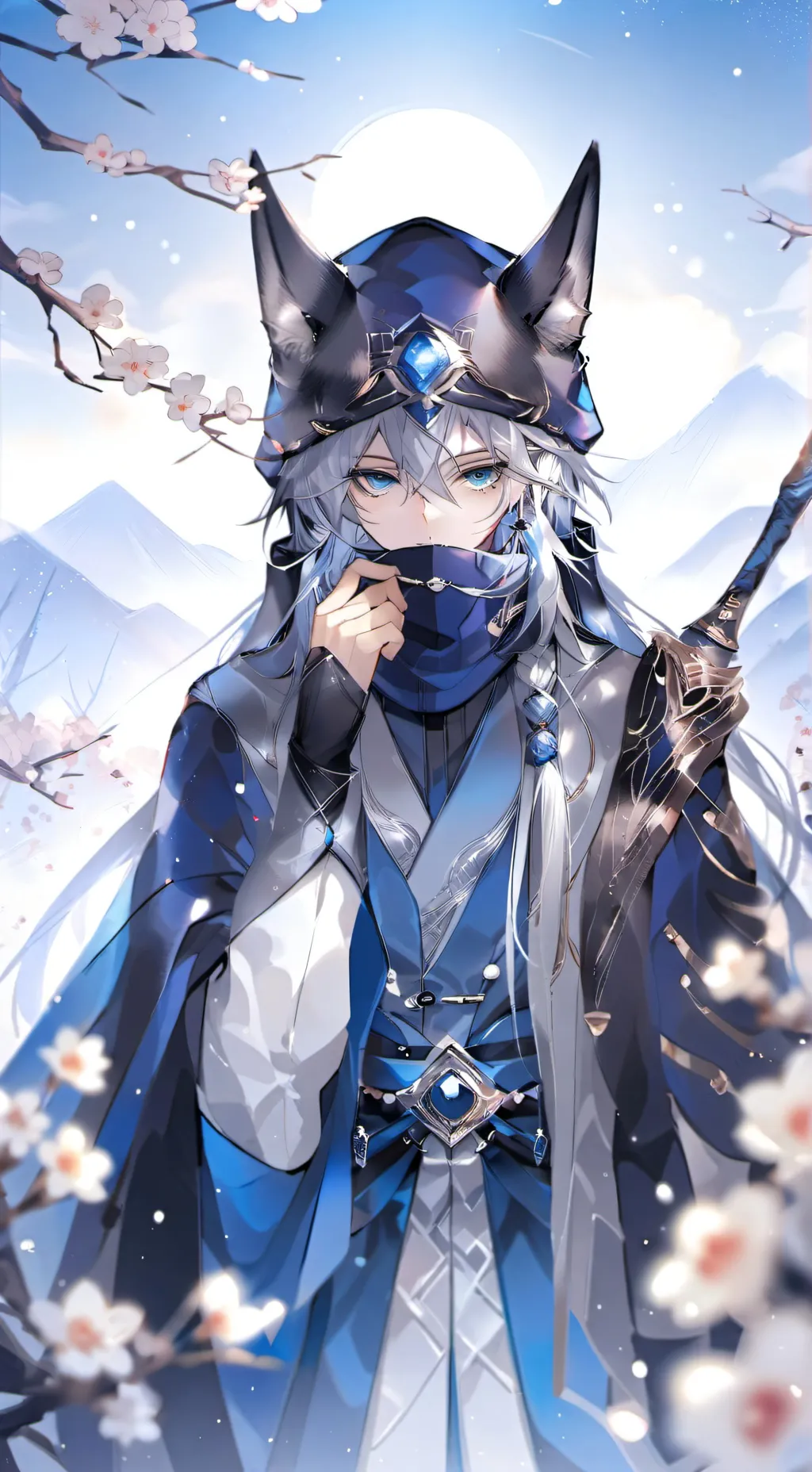 ai character: 白泽 background