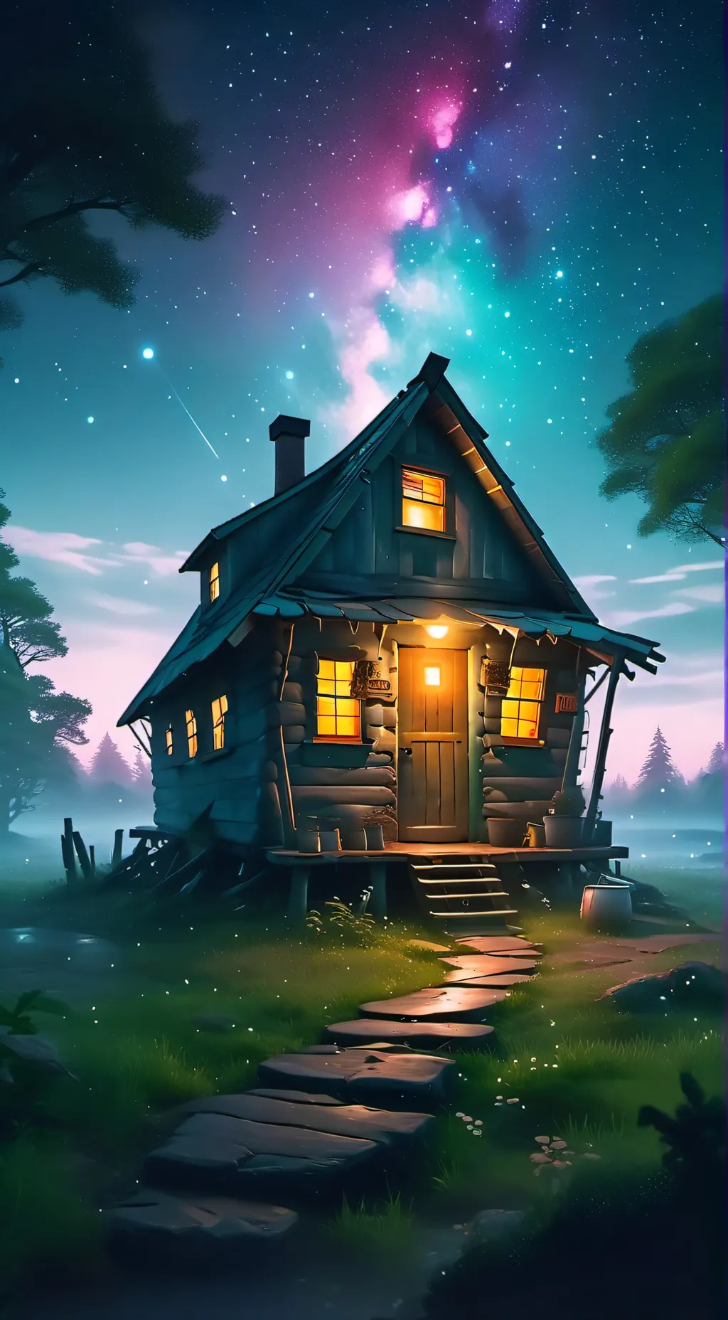 ai character: GF Pride Month background