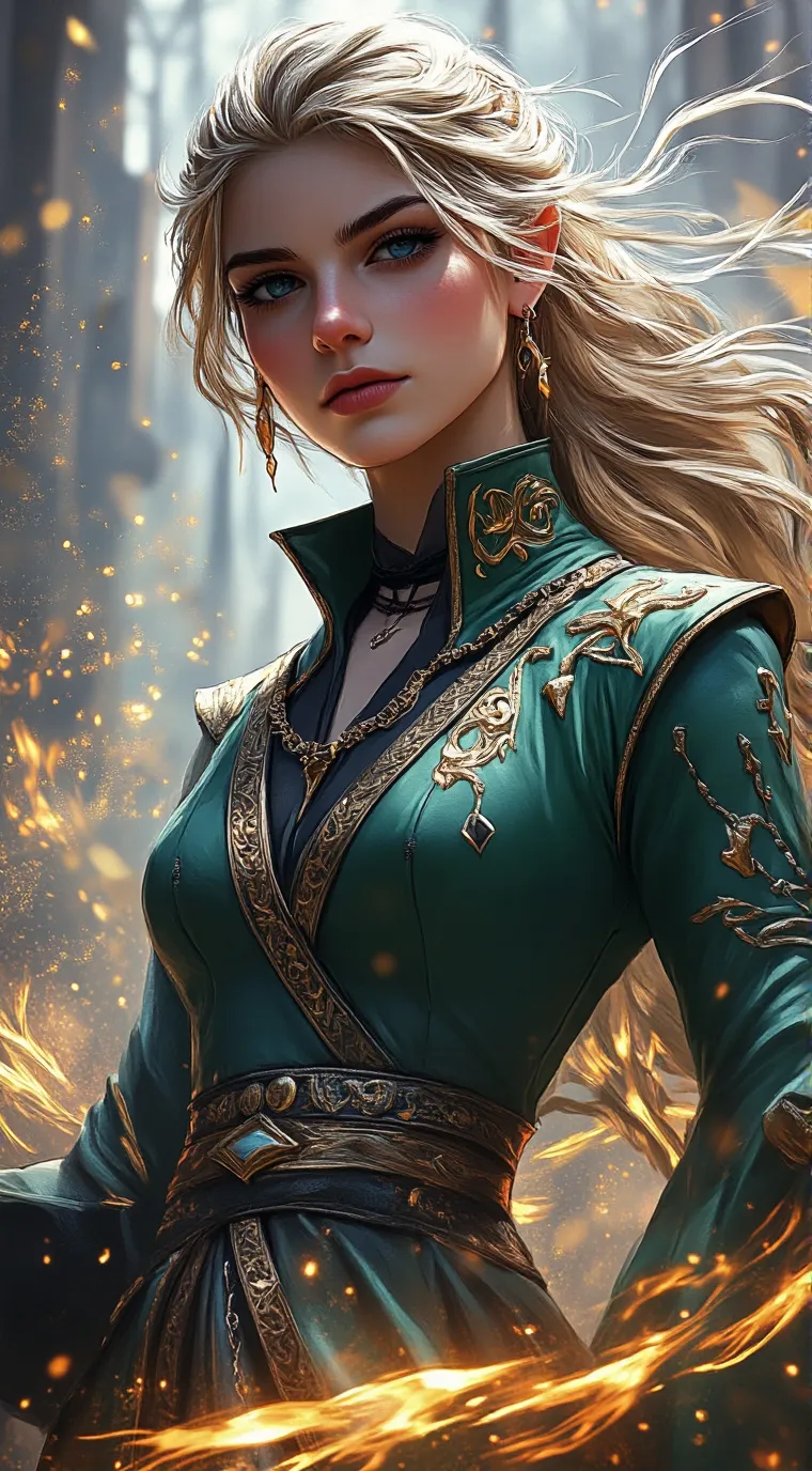 ai character: Elara background