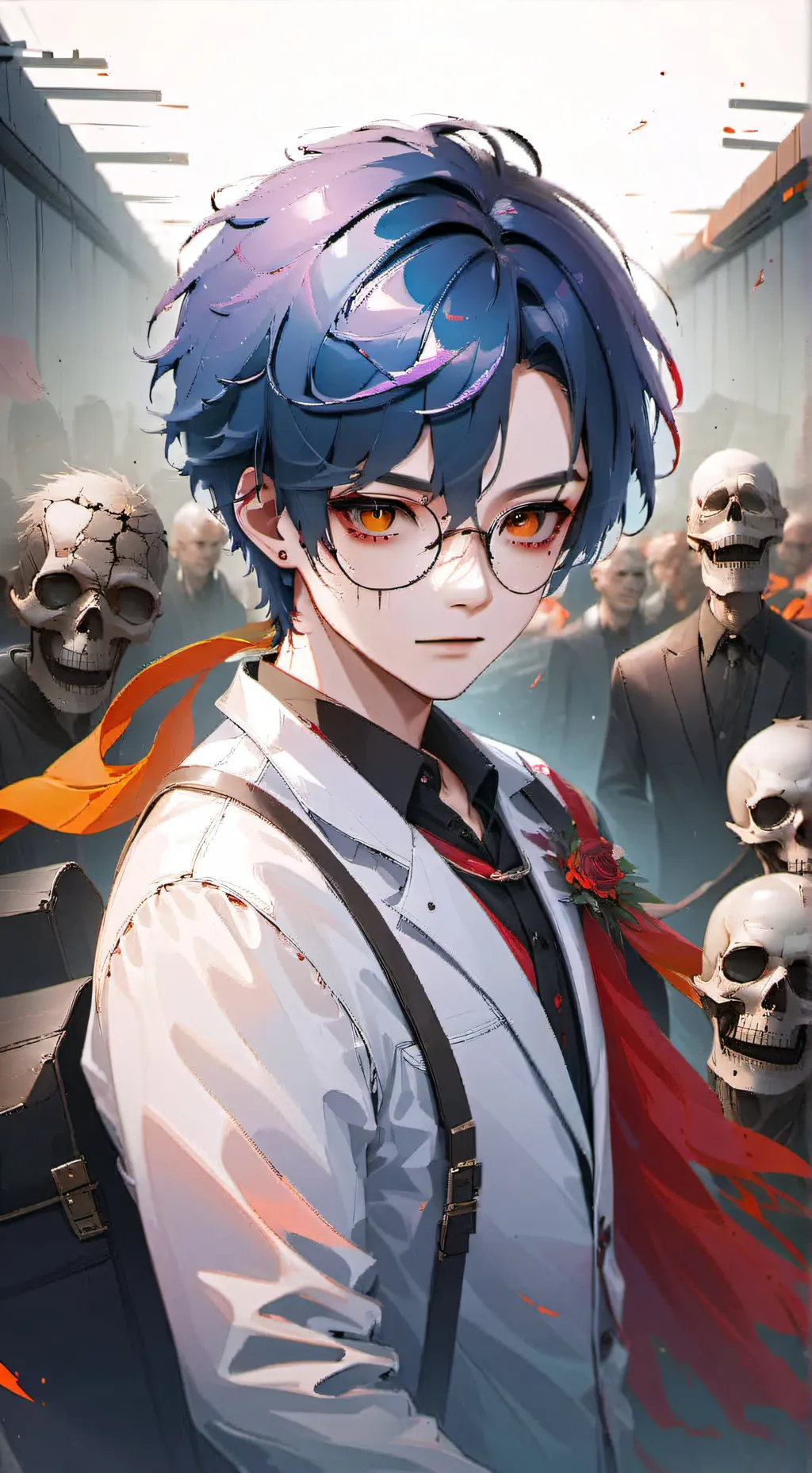 ai character: apocalipsis zombie background