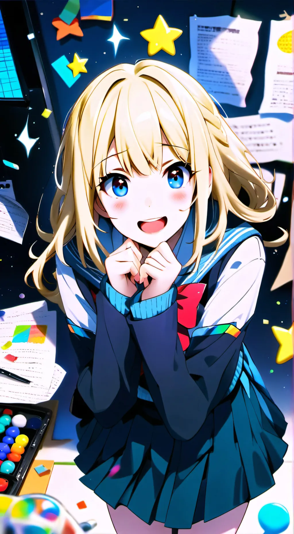 ai character: Stacy background