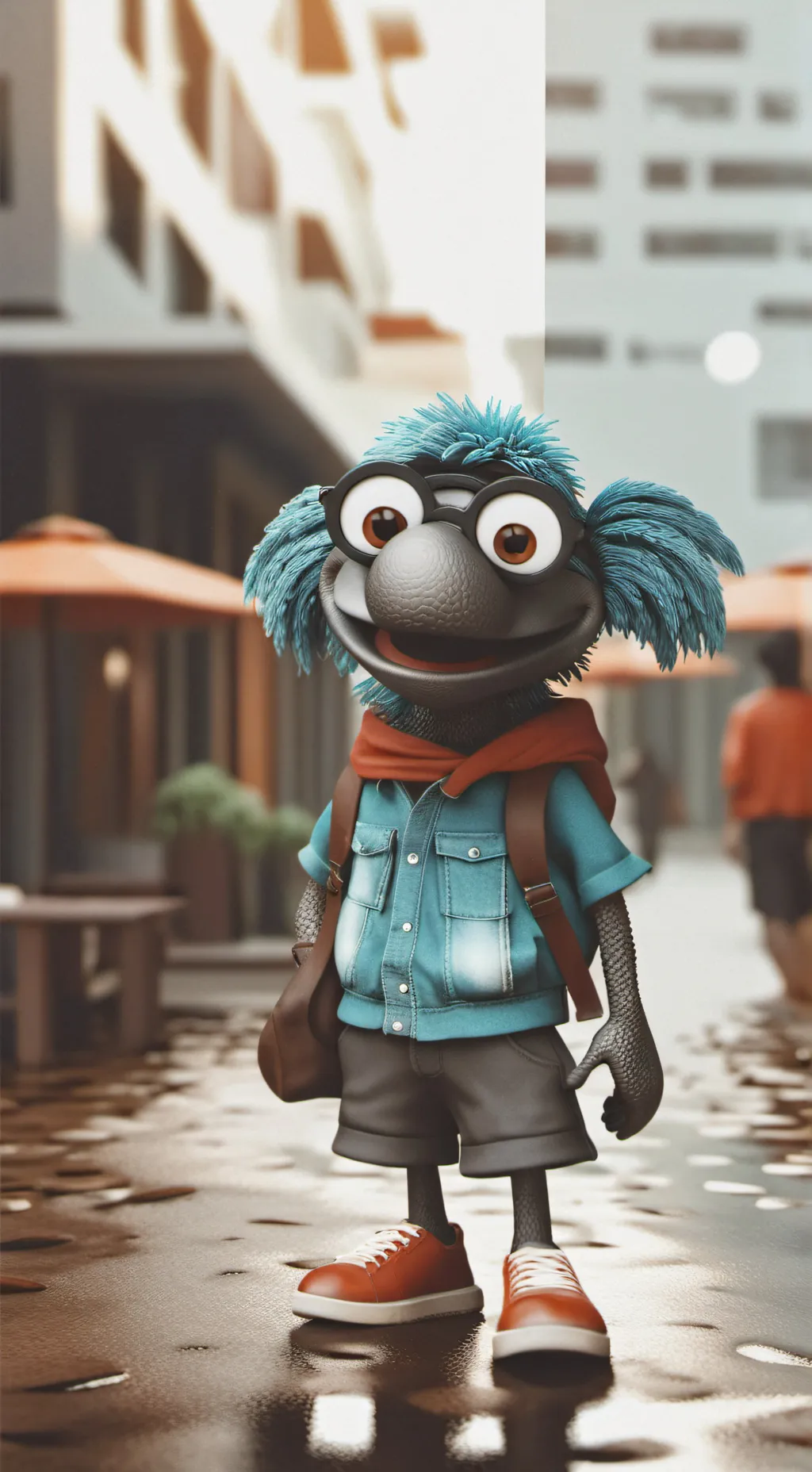 ai character: ❥Sesame🐾 background