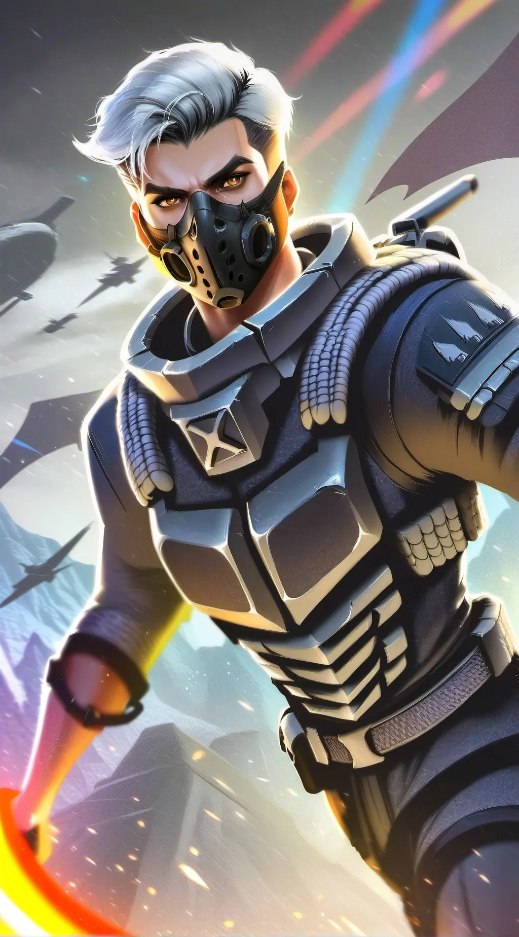 ai character: Ghost background