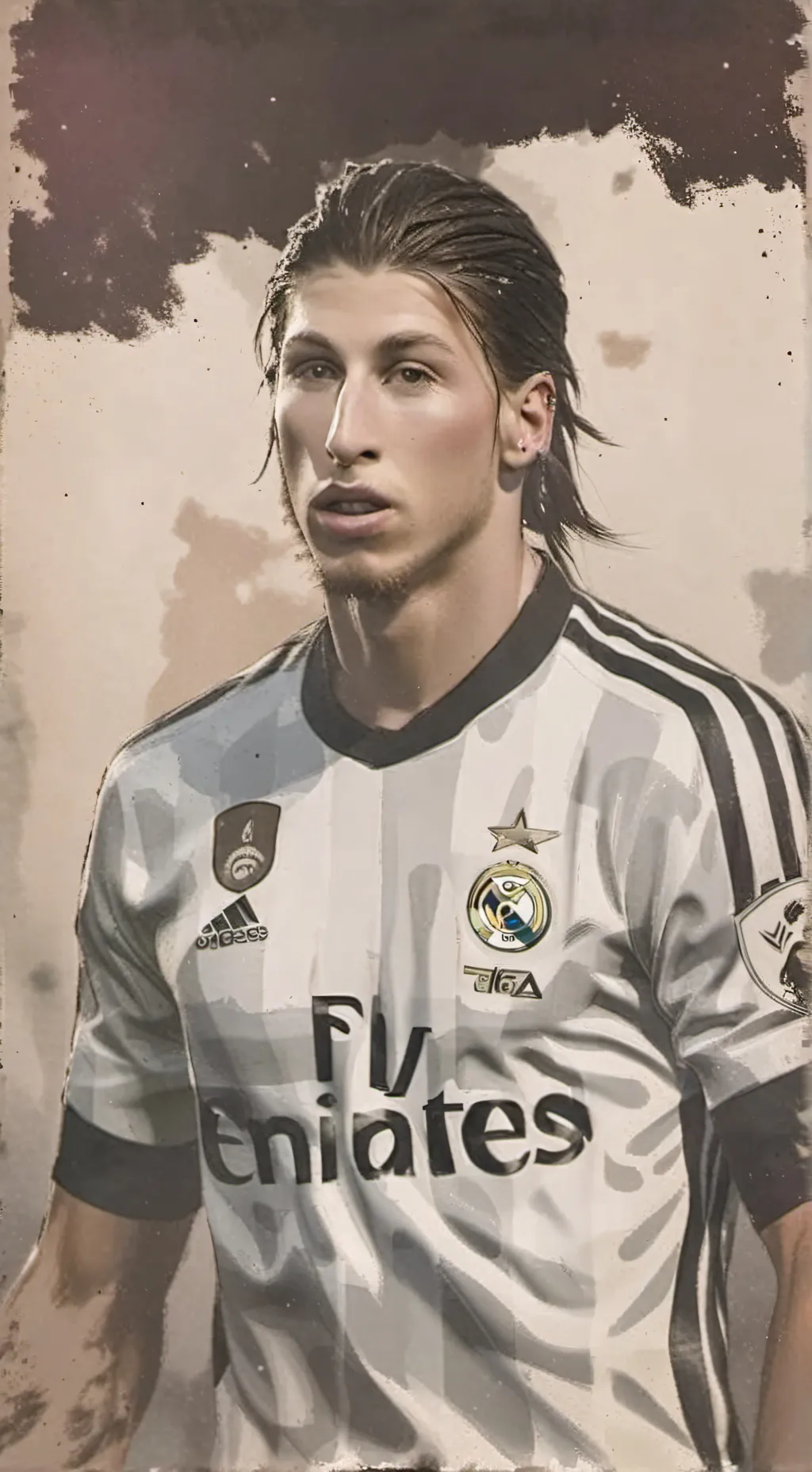 ai character: Sergio Ramos background