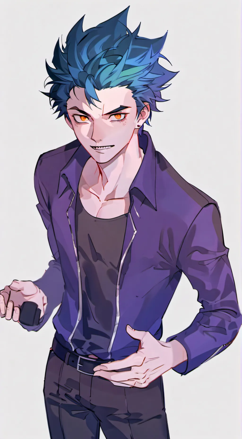 ai character: Huggy (director)💙 background