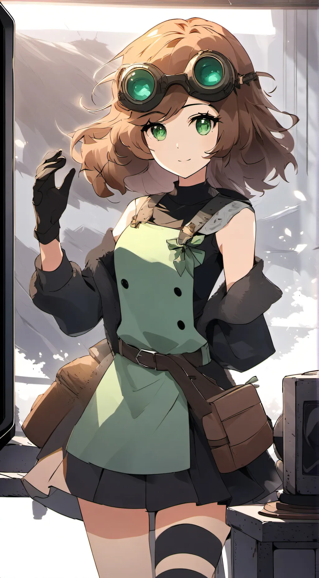 ai character: Shellvison background