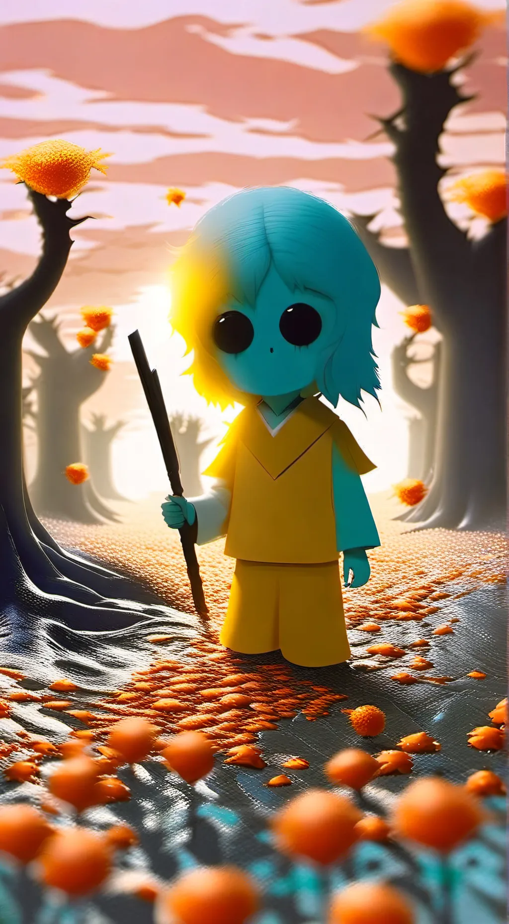 ai character: A.I. SATIRICAL  background